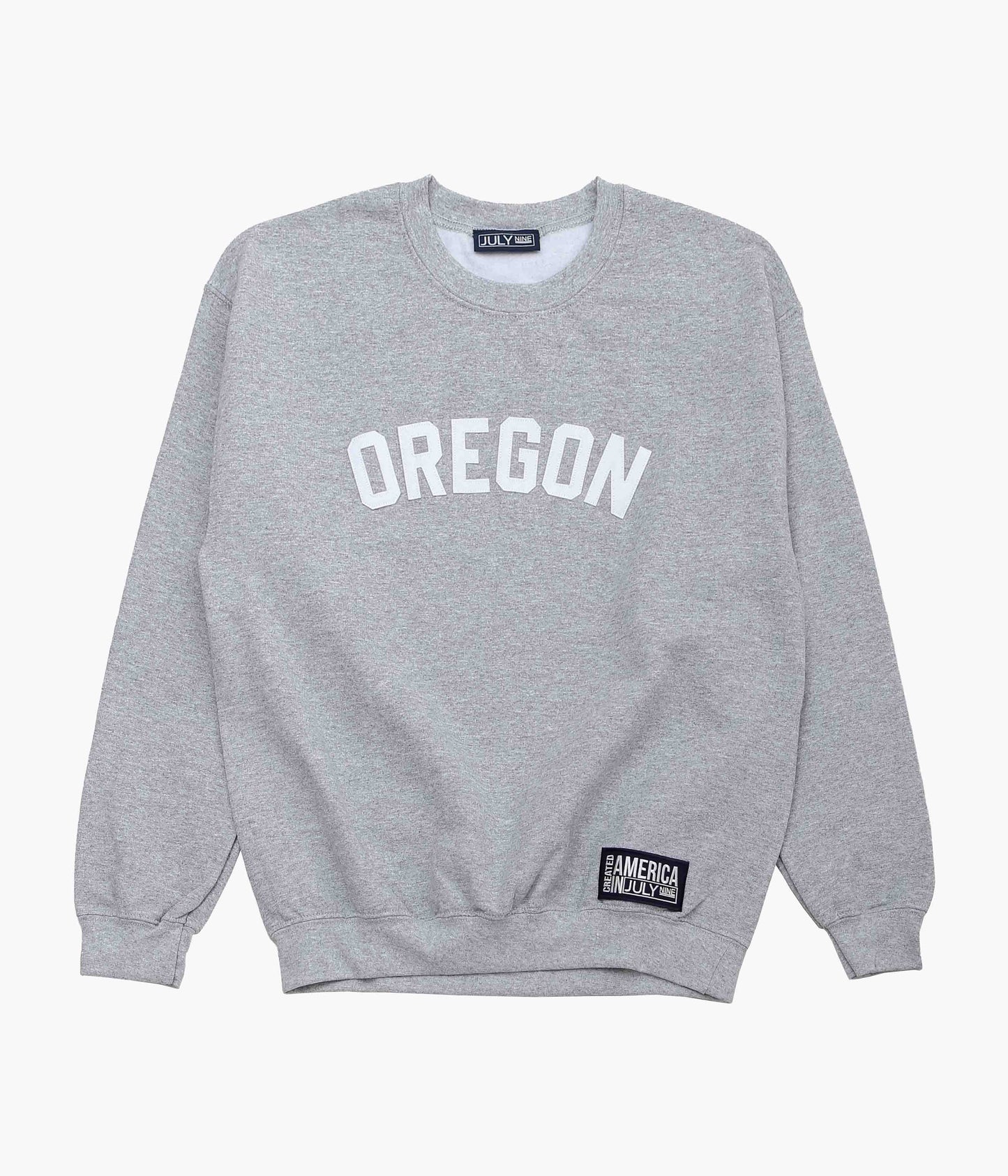 JULY NINE ''LETTERD SWEAT / OREGON'' (GRAY)