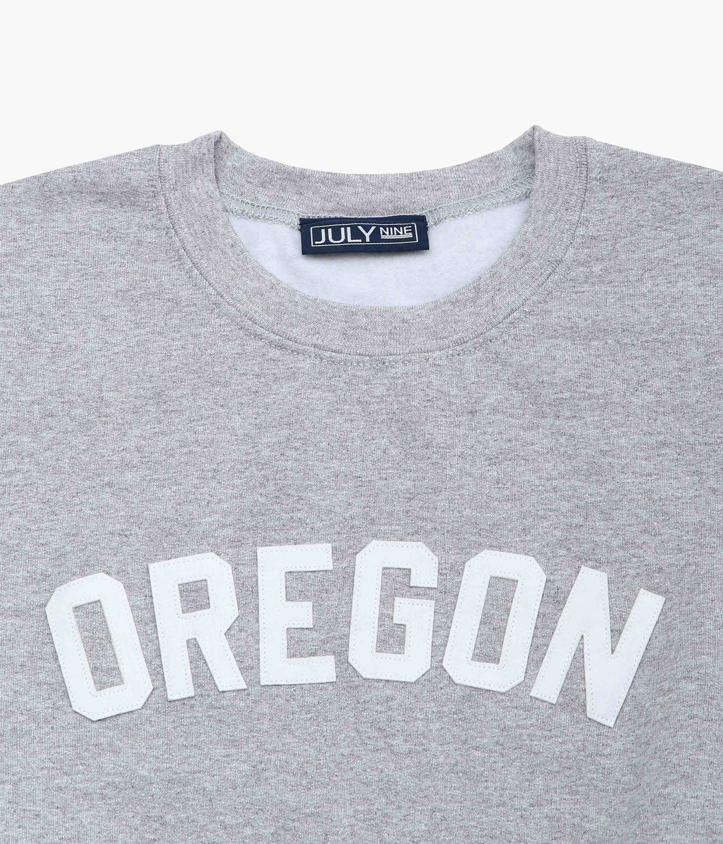 JULY NINE ''LETTERD SWEAT / OREGON'' (GRAY)