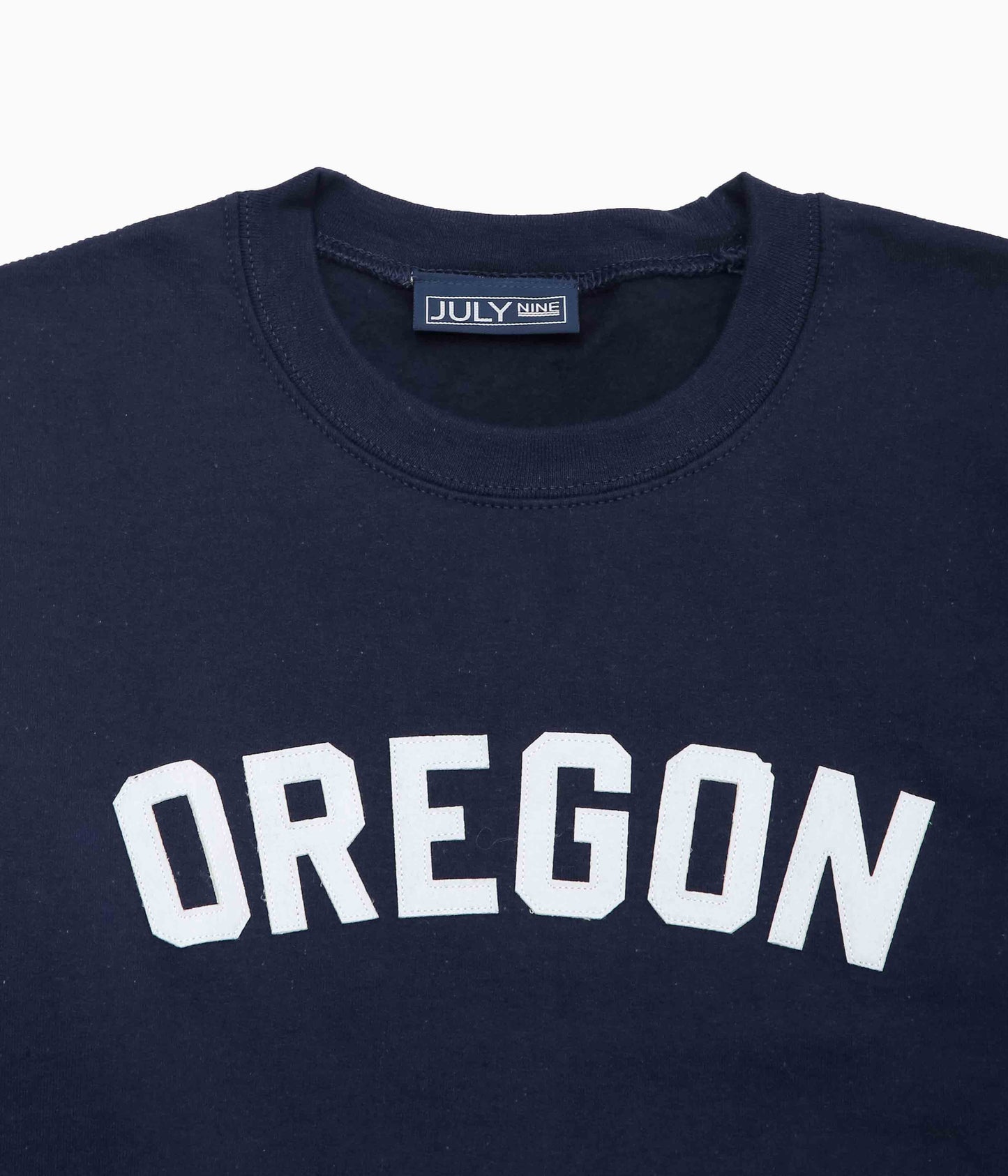 JULY NINE ''LETTERD SWEAT / OREGON'' (NAVY)