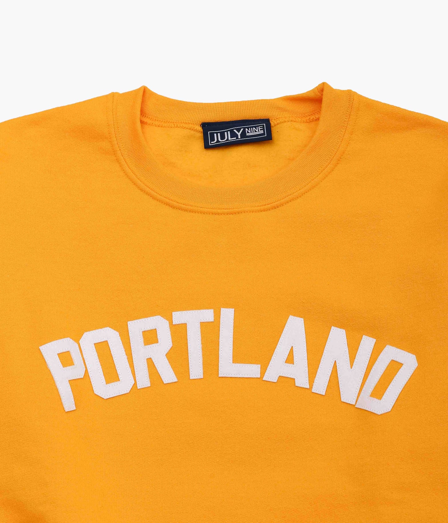 JULY NINE ''LETTERD SWEAT / PORTLAND'' (GOLD)