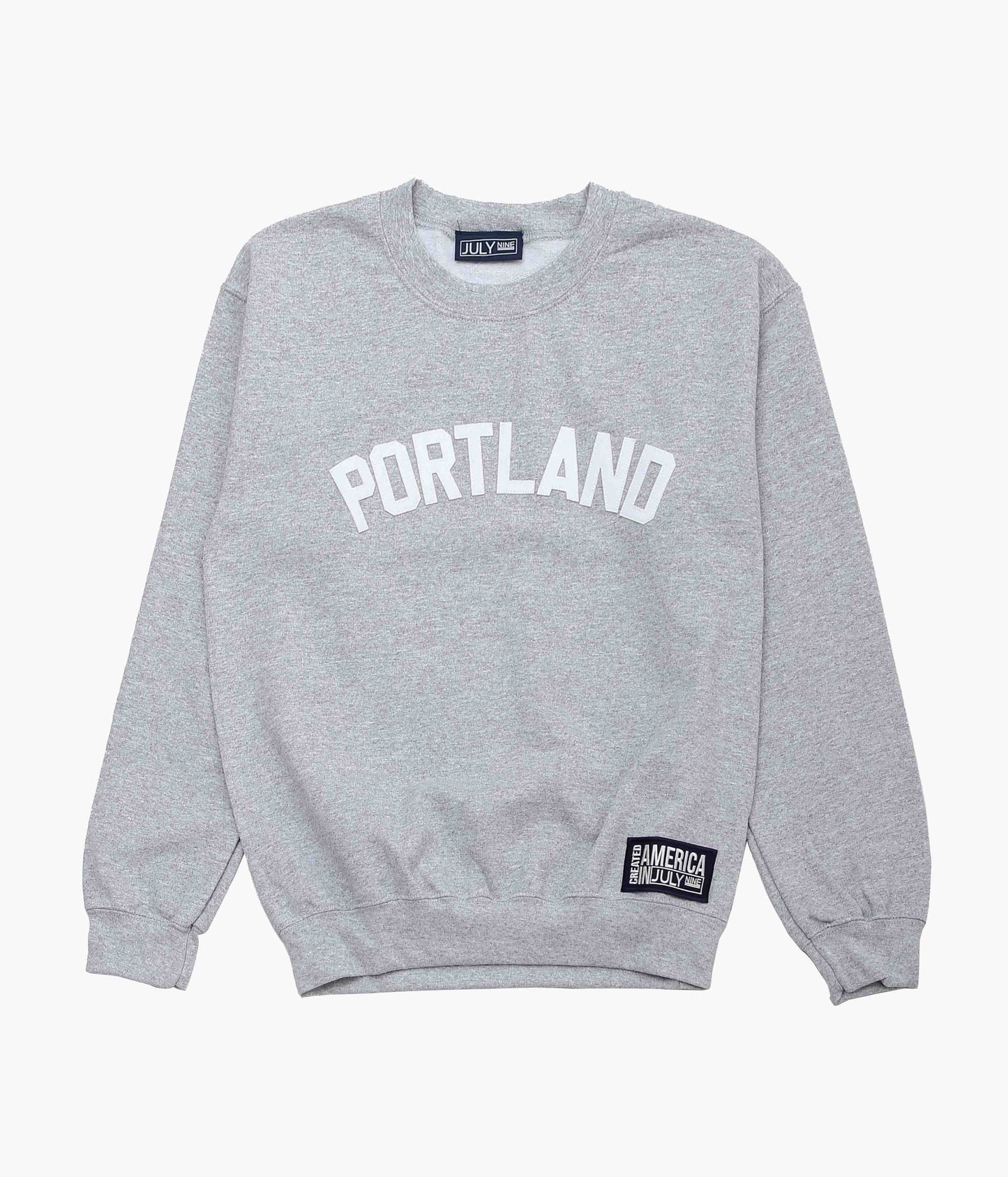 JULY NINE ''LETTERD SWEAT / PORTLAND'' (GRAY)