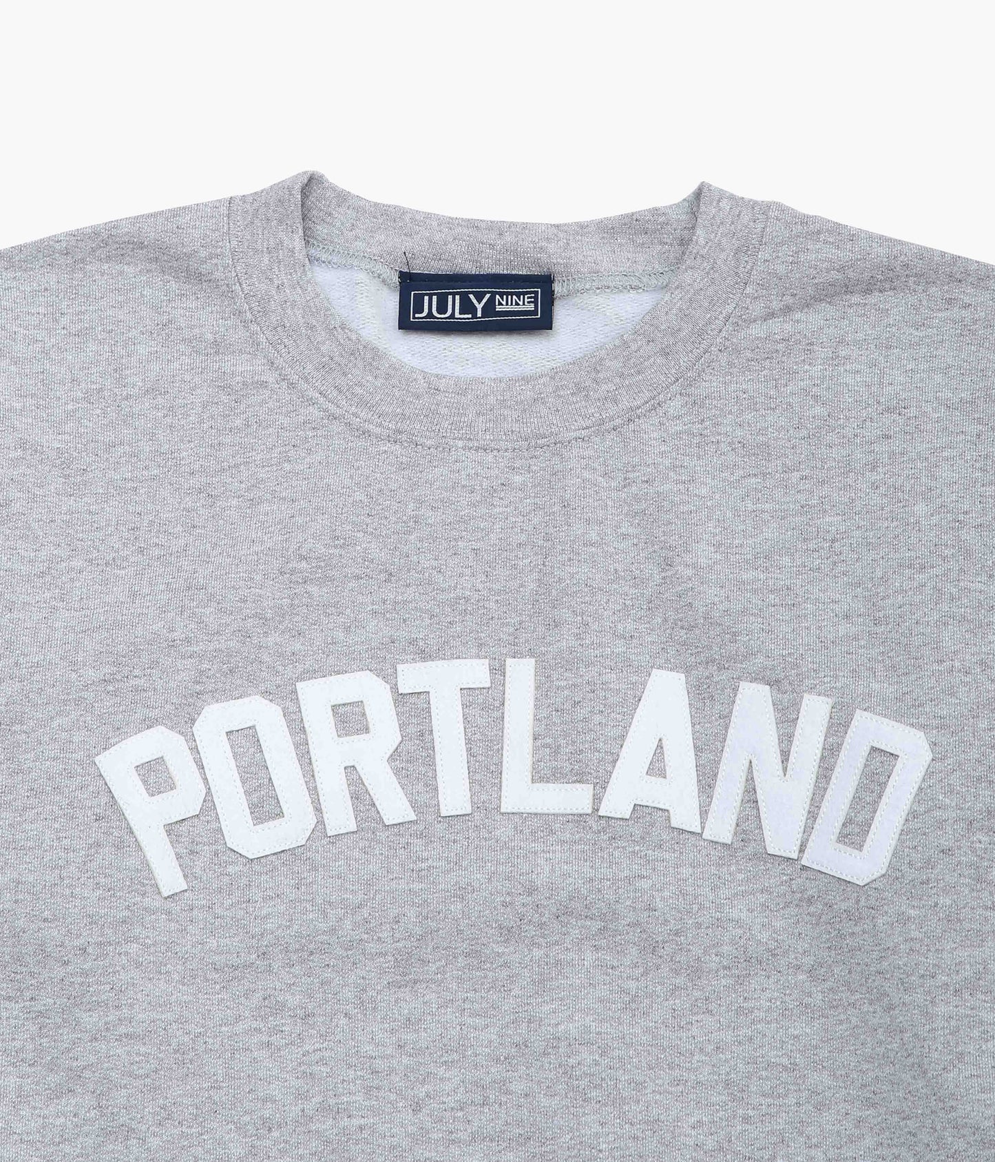 JULY NINE ''LETTERD SWEAT / PORTLAND'' (GRAY)