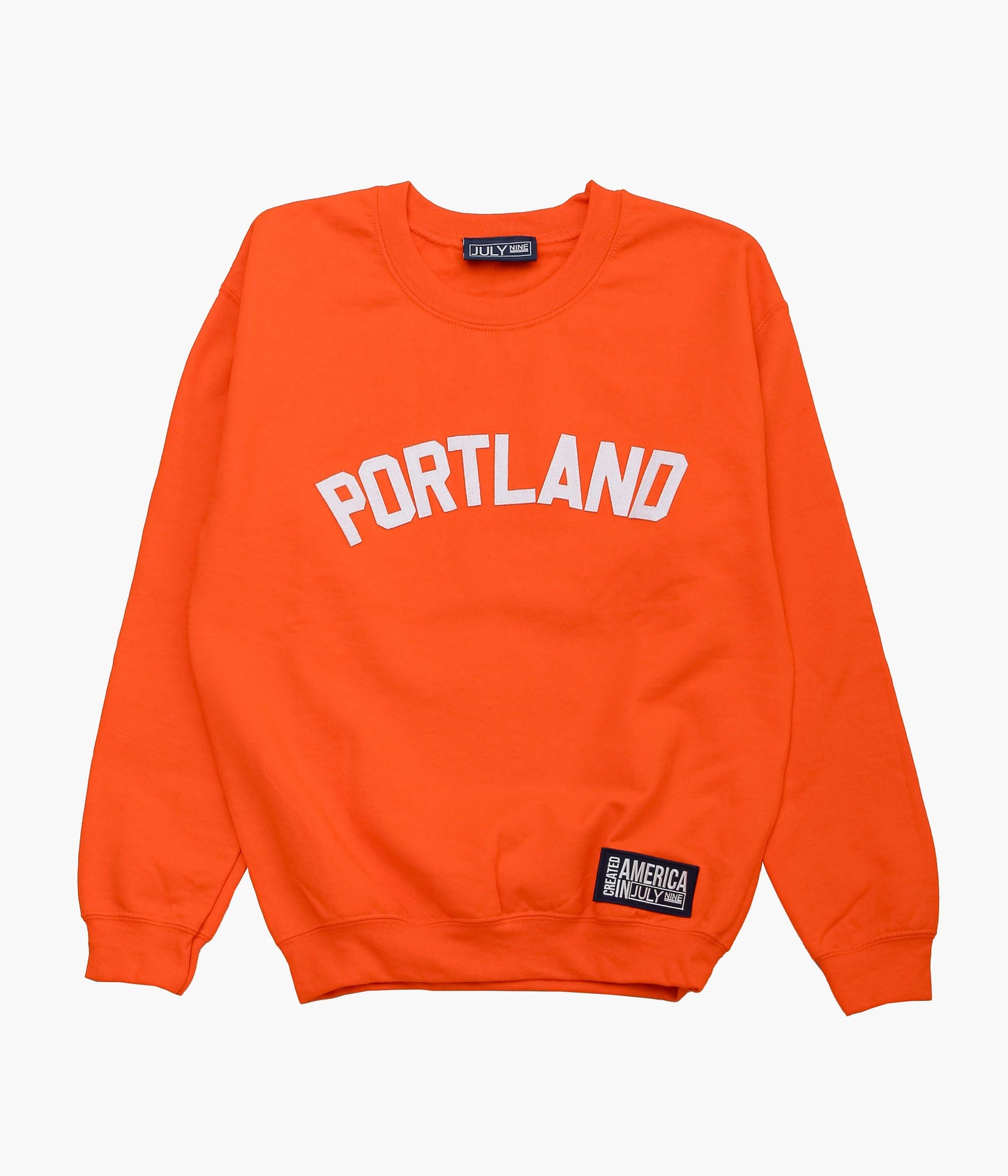 JULY NINE ''LETTERD SWEAT / PORTLAND'' (ORANGE)