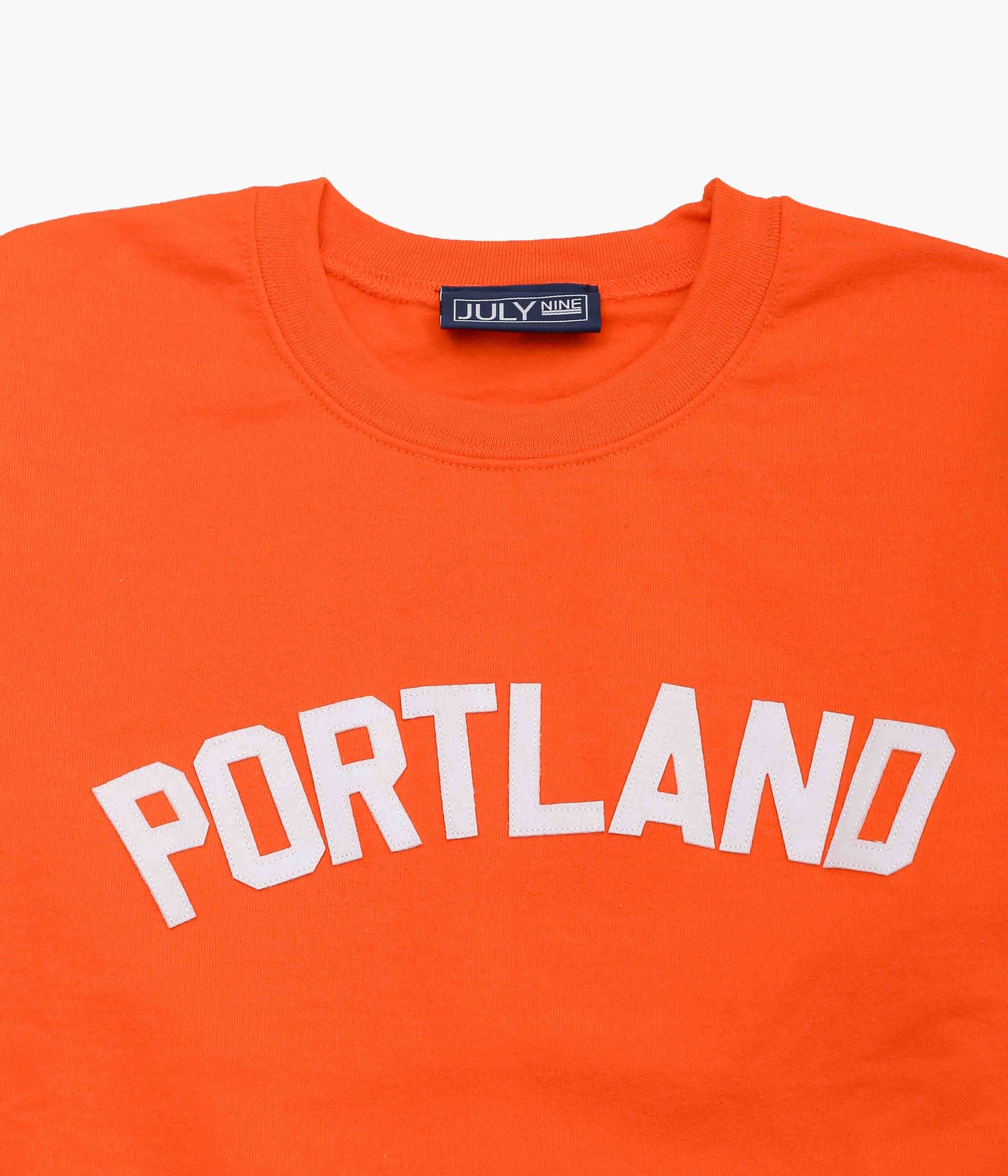 JULY NINE ''LETTERD SWEAT / PORTLAND'' (ORANGE)