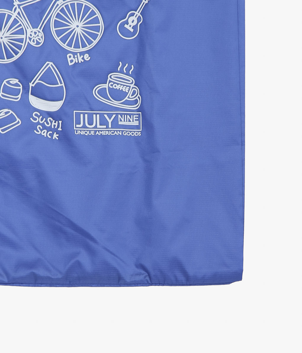 JULY NINE ''SHOPPING BAG OREGON'' (BLUE)