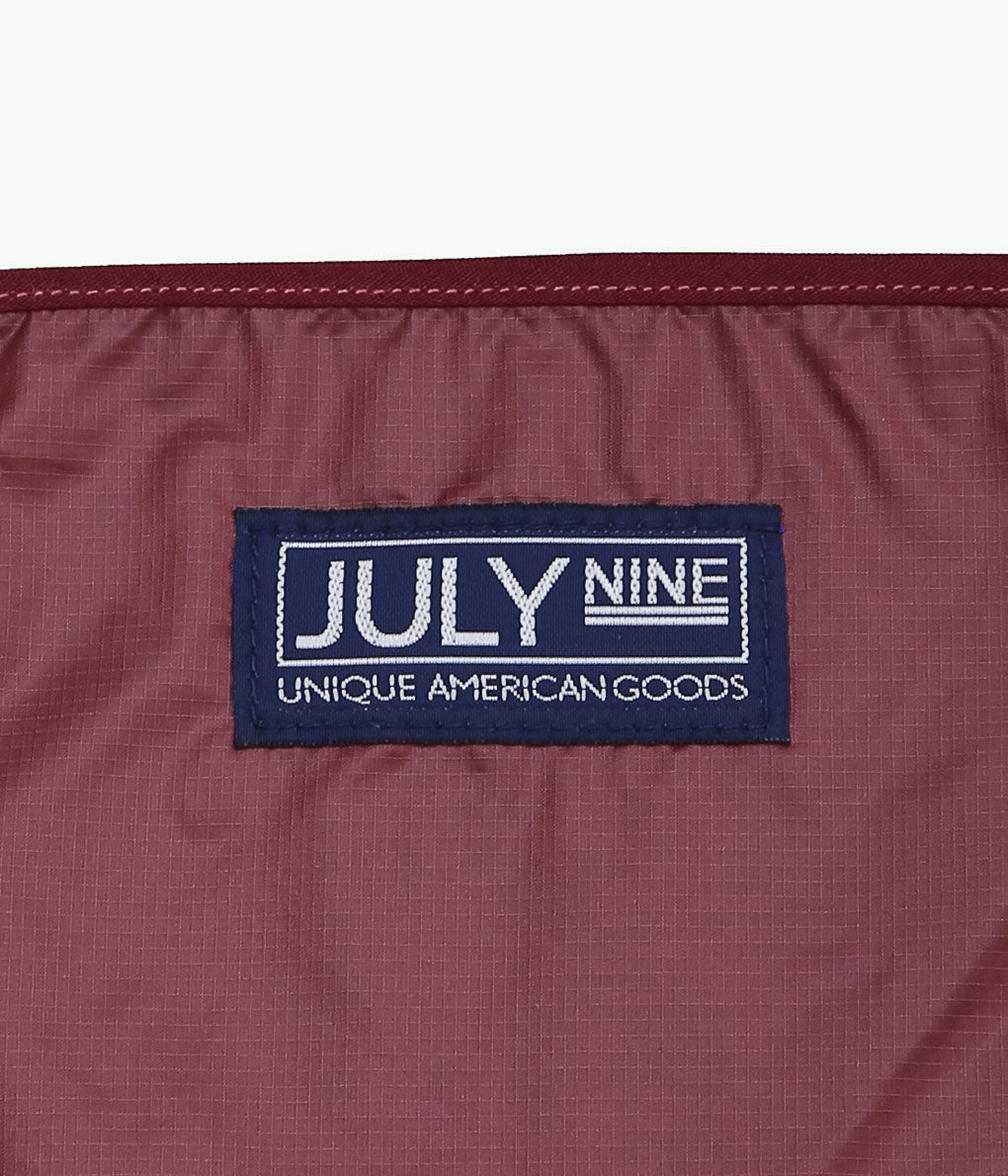 JULY NINE ''SHOPPING BAG OREGON'' (DARK RED)