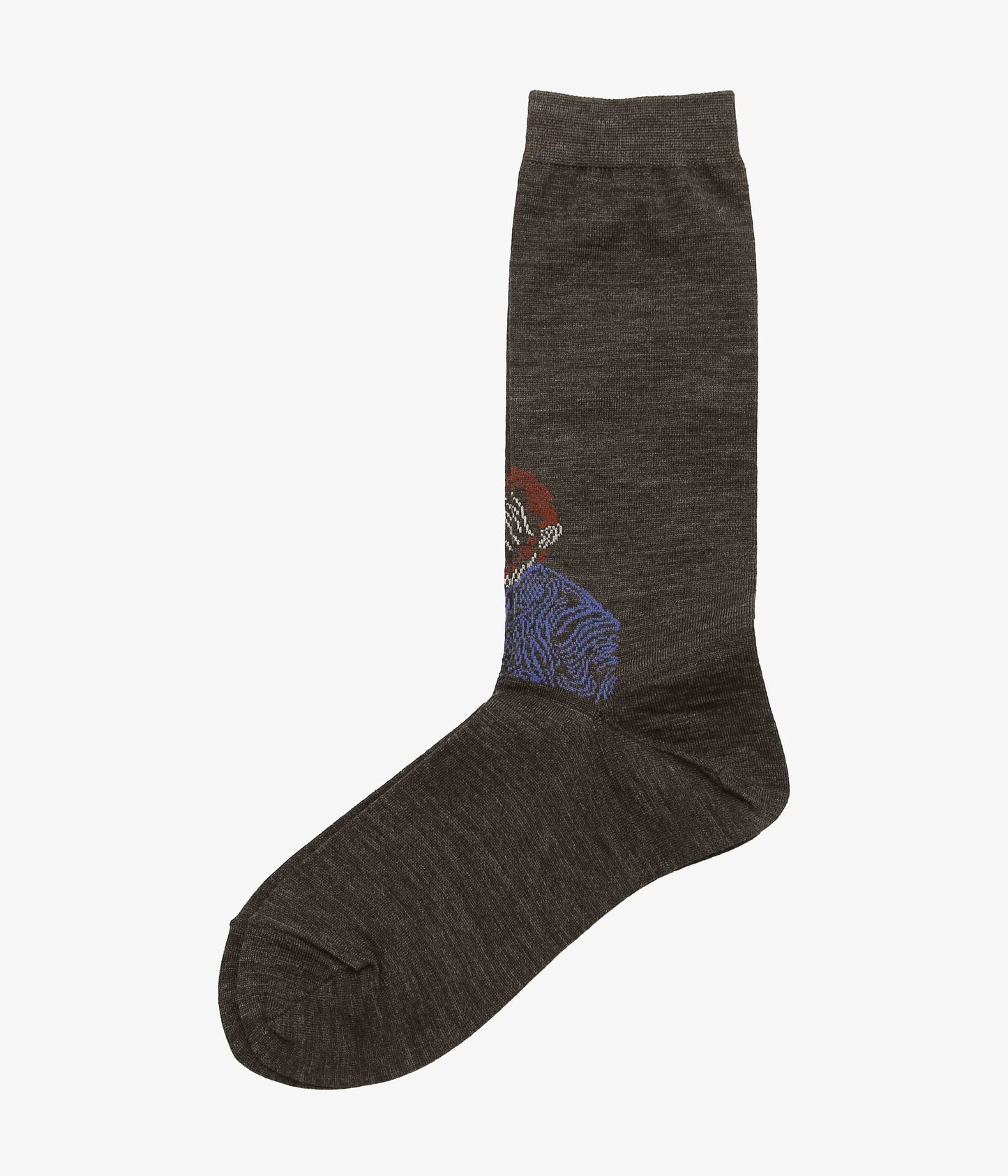 KOTA GUSHIKEN ''A TOUCH OF VAN GOGH SOCKS'' (DARK BROWN)