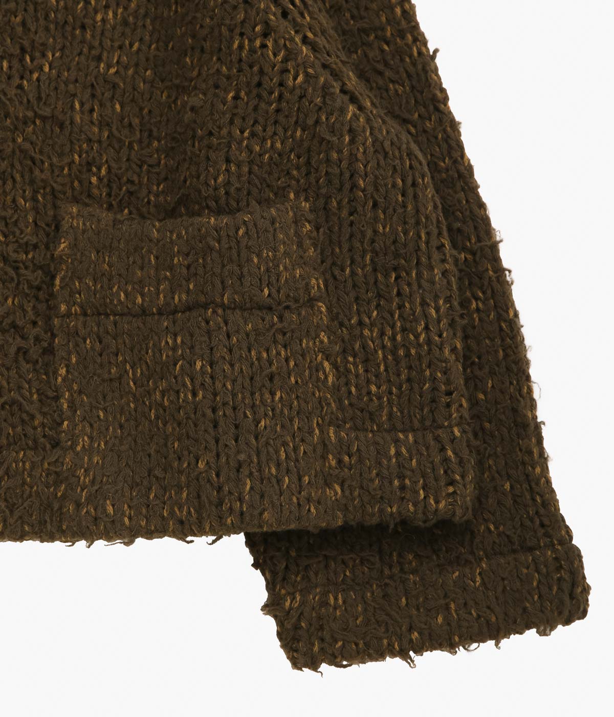 KOTA GUSHIKEN ''FISHERMAN'S WOOL FUR JACKET'' (GREEN)