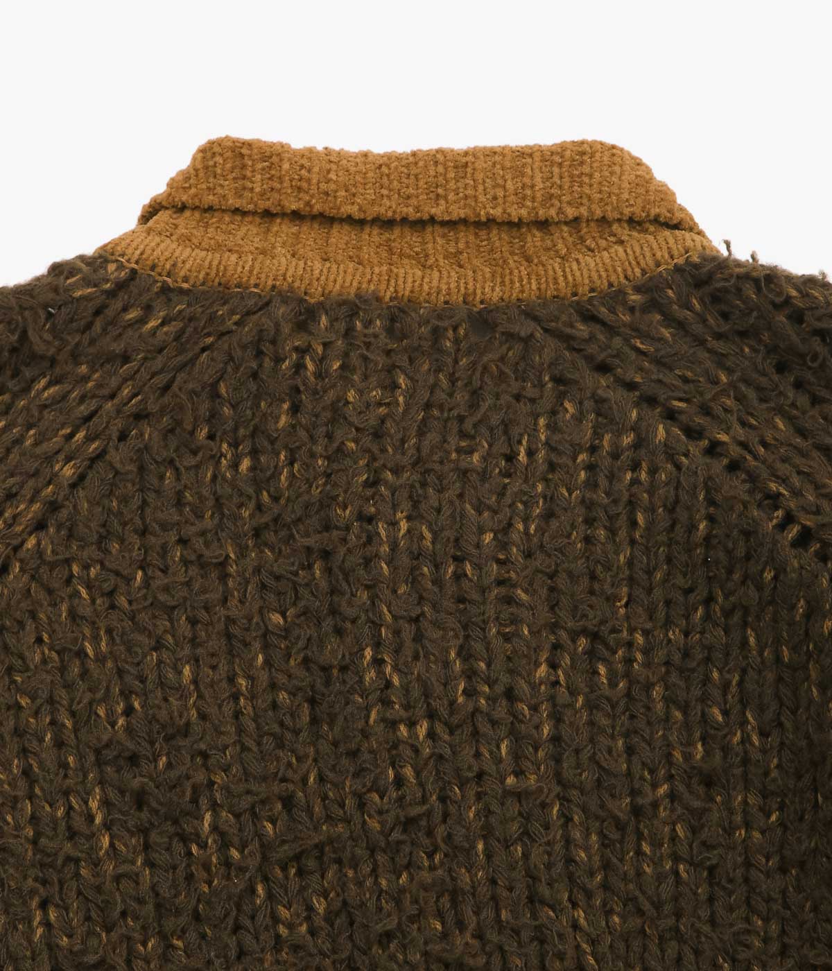 KOTA GUSHIKEN ''FISHERMAN'S WOOL FUR JACKET'' (GREEN)