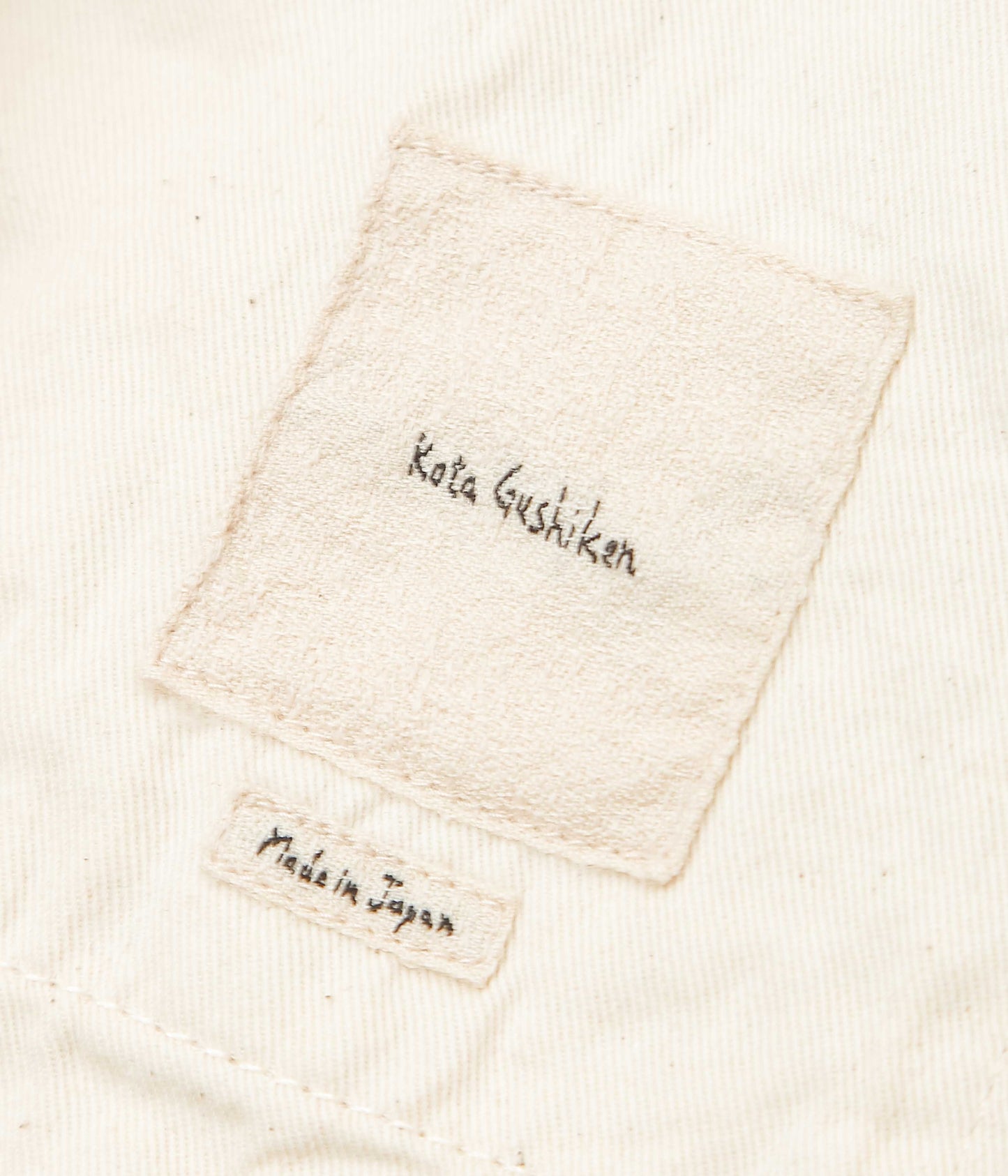 KOTA GUSHIKEN ''LAZY KNI-DENIM'' (ECRU)