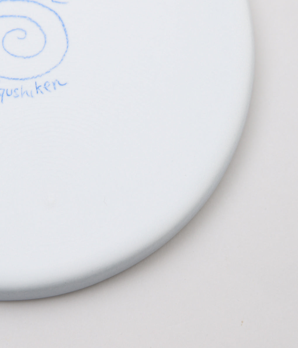 KOTA GUSHIKEN ''MELTED SMILE BABY PLATE'' (LIGHT BLUE GRAY②)