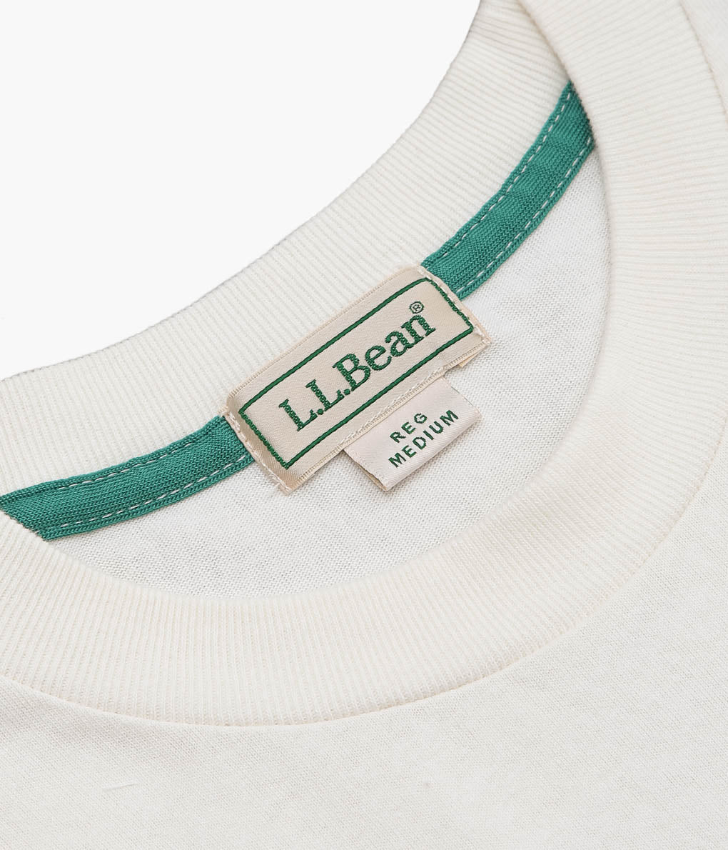 L.L. BEAN JAPAN EDITION ''MORRILL SHORT-SLEEVE ANIMAL TEE'' (TROUT/NATURAL)