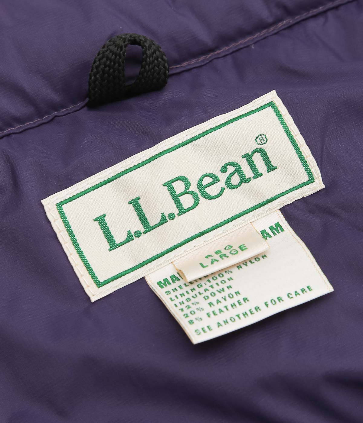 L.L. BEAN(JAPAN EDITION) ''HOLDEN DOWN VEST'' (PLUM)