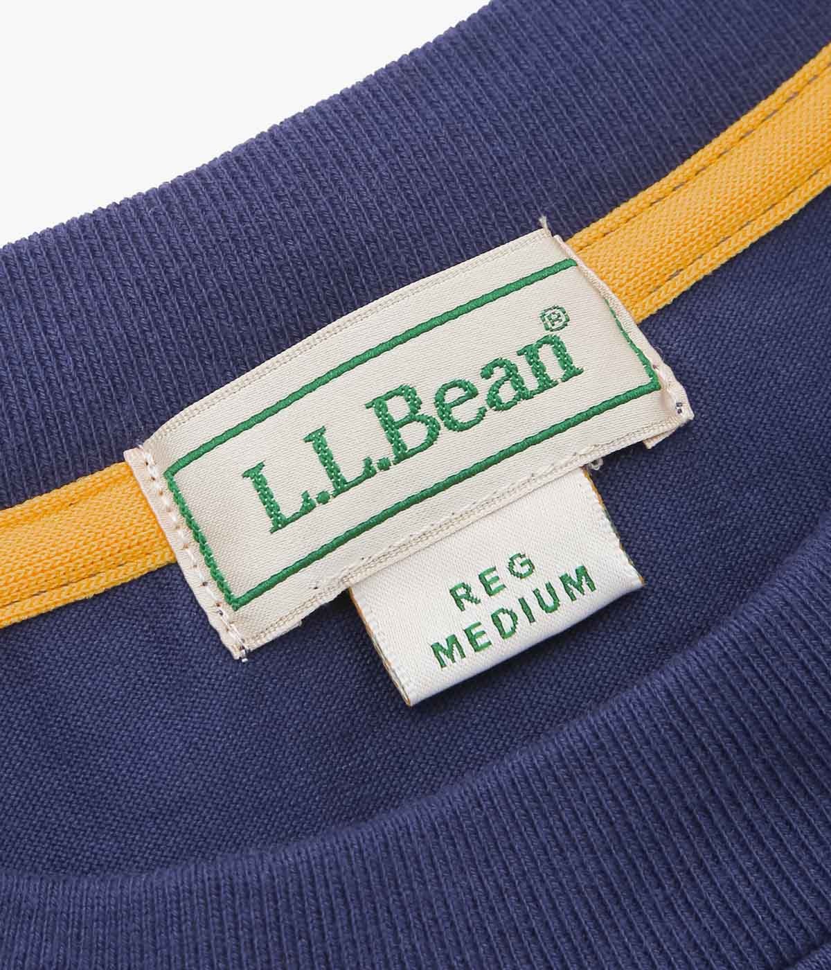 L.L. BEAN JAPAN EDITION "모릴 숏슬리브 체스트 그래픽 티" (카누)