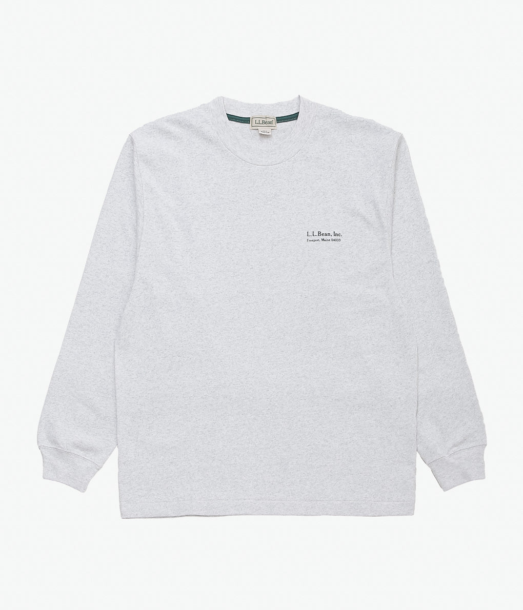 LL BEAN (JAPAN EDITION) ''UNION ANIMAL LONG SLEEVE TEE ''(MALLARD / GREY)
