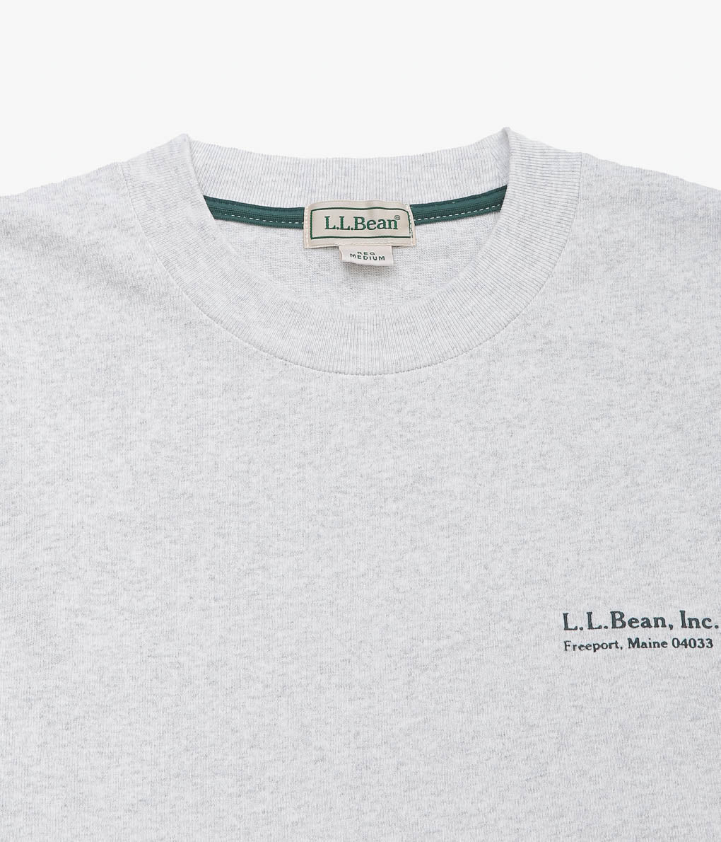 LL BEAN (JAPAN EDITION) ''UNION ANIMAL LONG SLEEVE TEE ''(MALLARD / GREY)