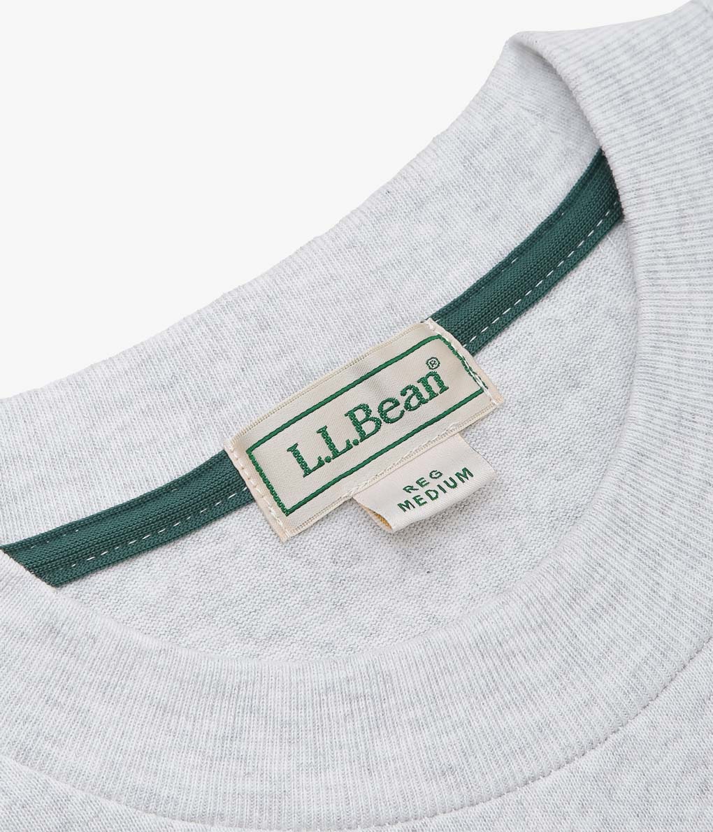 LL BEAN (JAPAN EDITION) ''UNION ANIMAL LONG SLEEVE TEE ''(MALLARD / GREY)