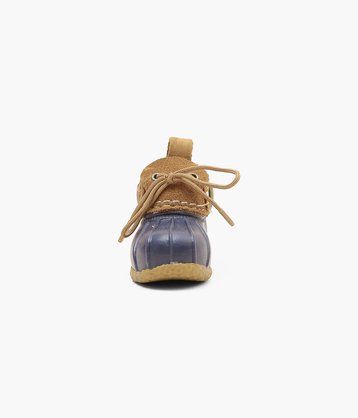 L.L. BEAN ''L.L.BEAN RUBBER MOC KEY CHAIN'' (BLUE/BROWN)