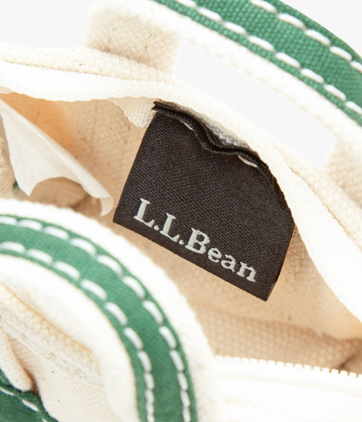 L.L BEAN "L.L. BEAN TOTE BAG KEY CHAIN"(GREEN)