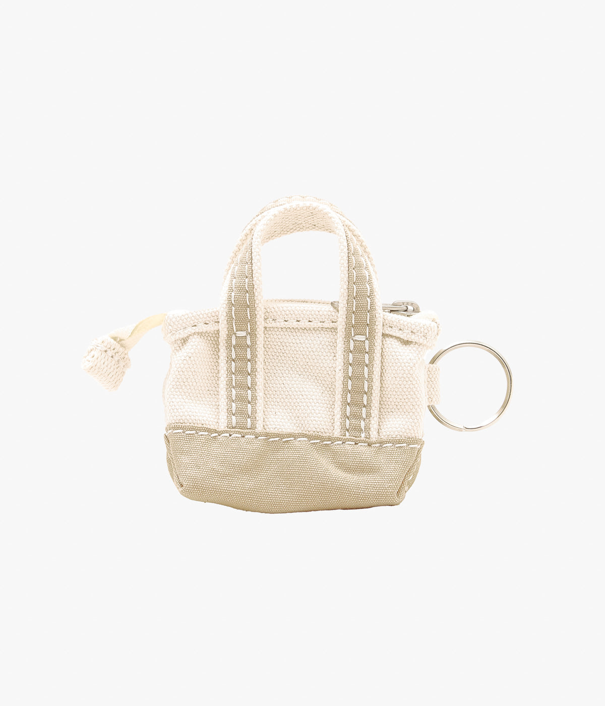 L.L. BEAN ''L.L.BEANTOTE BAG KEY CHAIN'' (KHAKI)