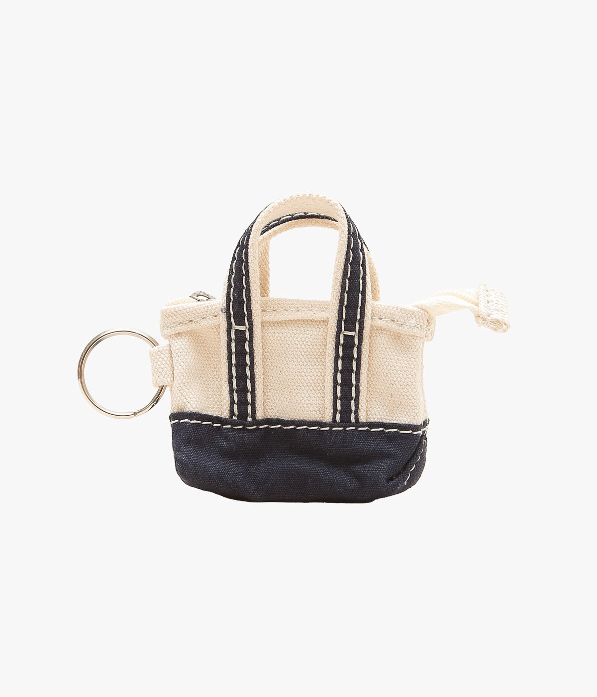 L.L. BEAN ''L.L.BEANTOTE BAG KEY CHAIN'' (NAVY)