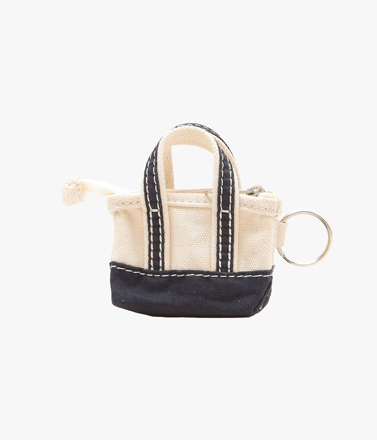 L.L. BEAN ''L.L.BEANTOTE BAG KEY CHAIN'' (NAVY)