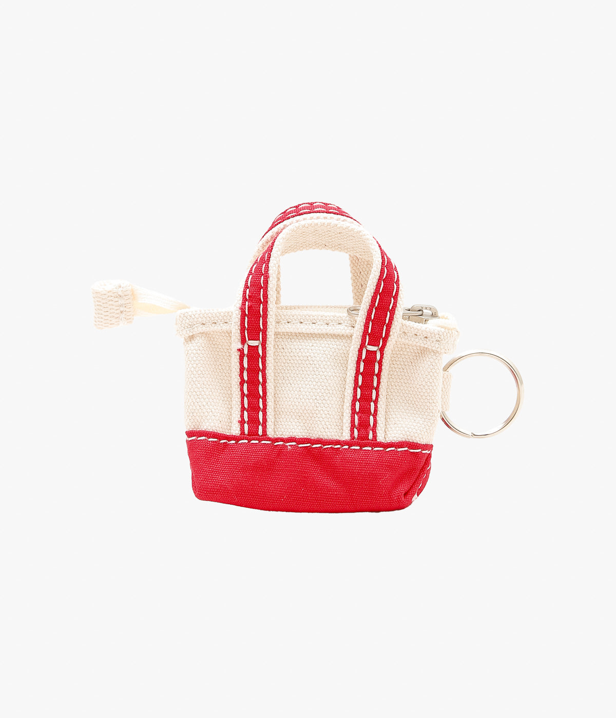 L.L. BEAN ''L.L.BEANTOTE BAG KEY CHAIN'' (RED)