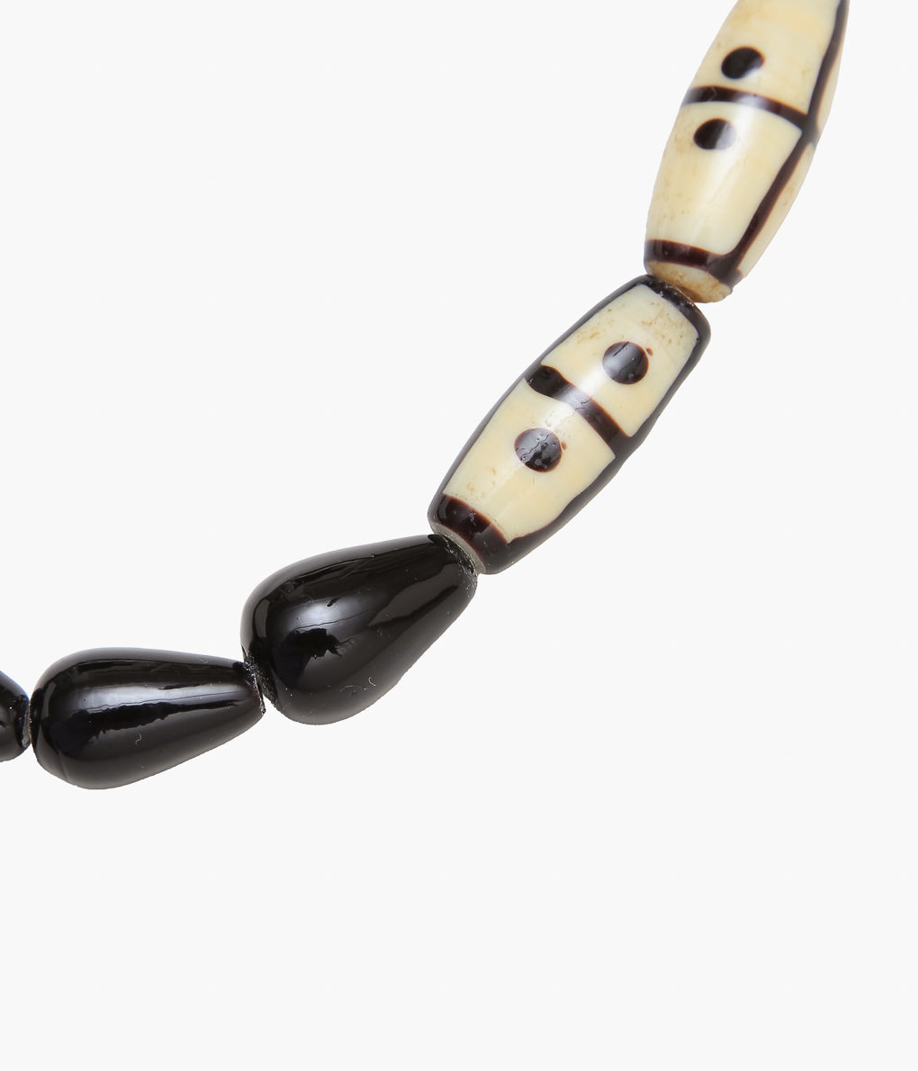 LA CATERINA JEWELRY ''ARENA NECKLACE'' (BLACK/CREAM)