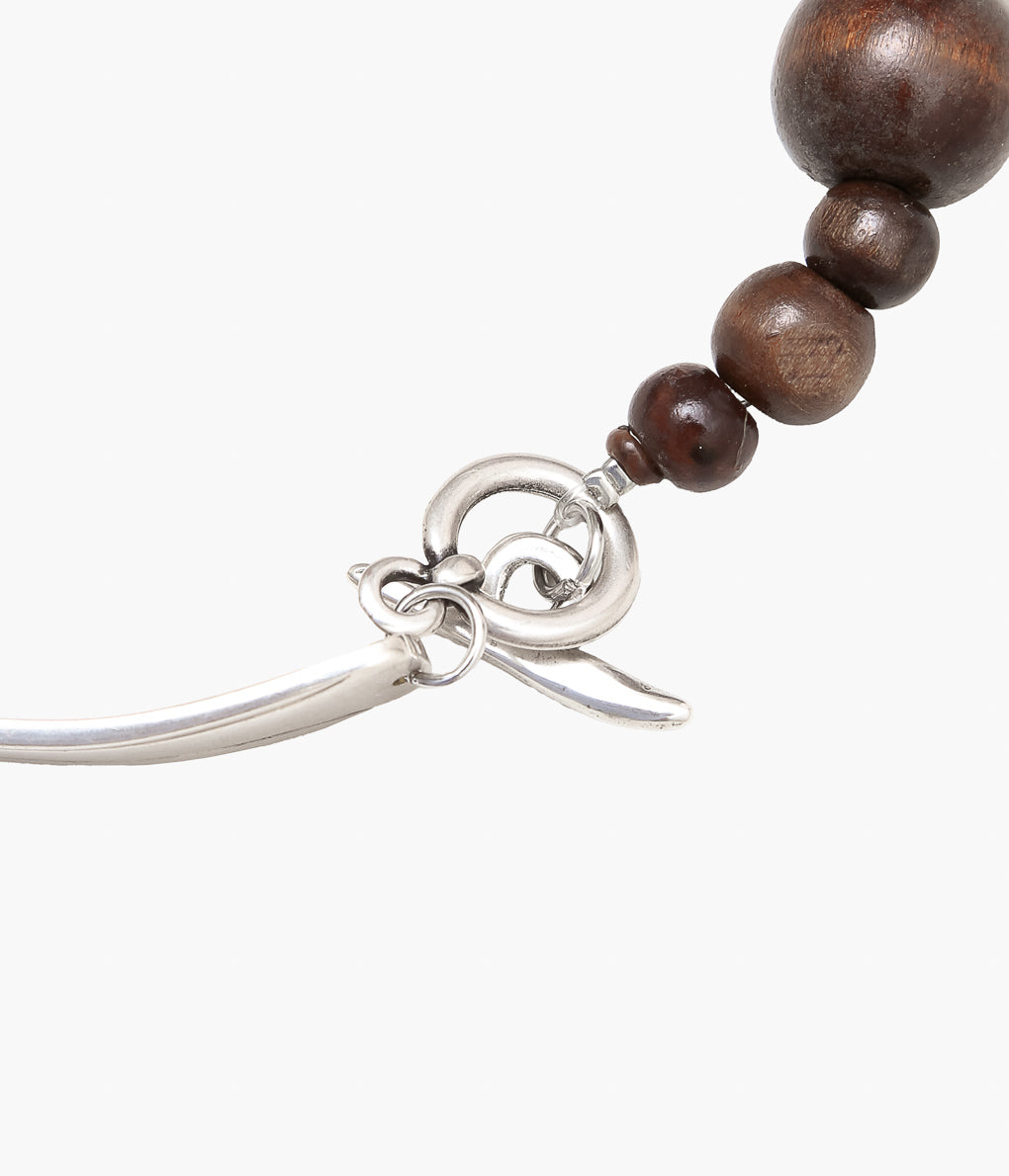 LA CATERINA JEWELRY ''BIG ACIREALE NECKLACE'' (DK BROWN WOOD)