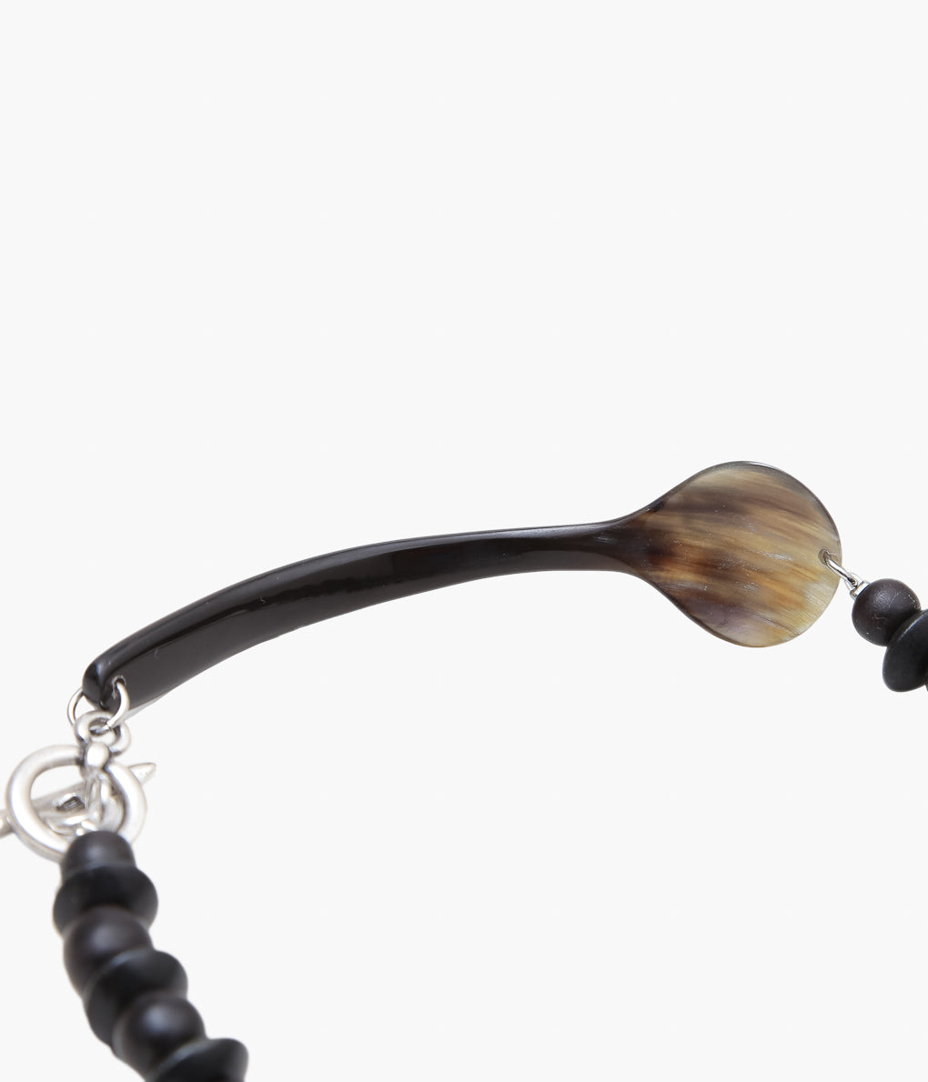 LA CATERINA JEWELRY ''BITONTO NECKLACE'' (BLACK WOOD)