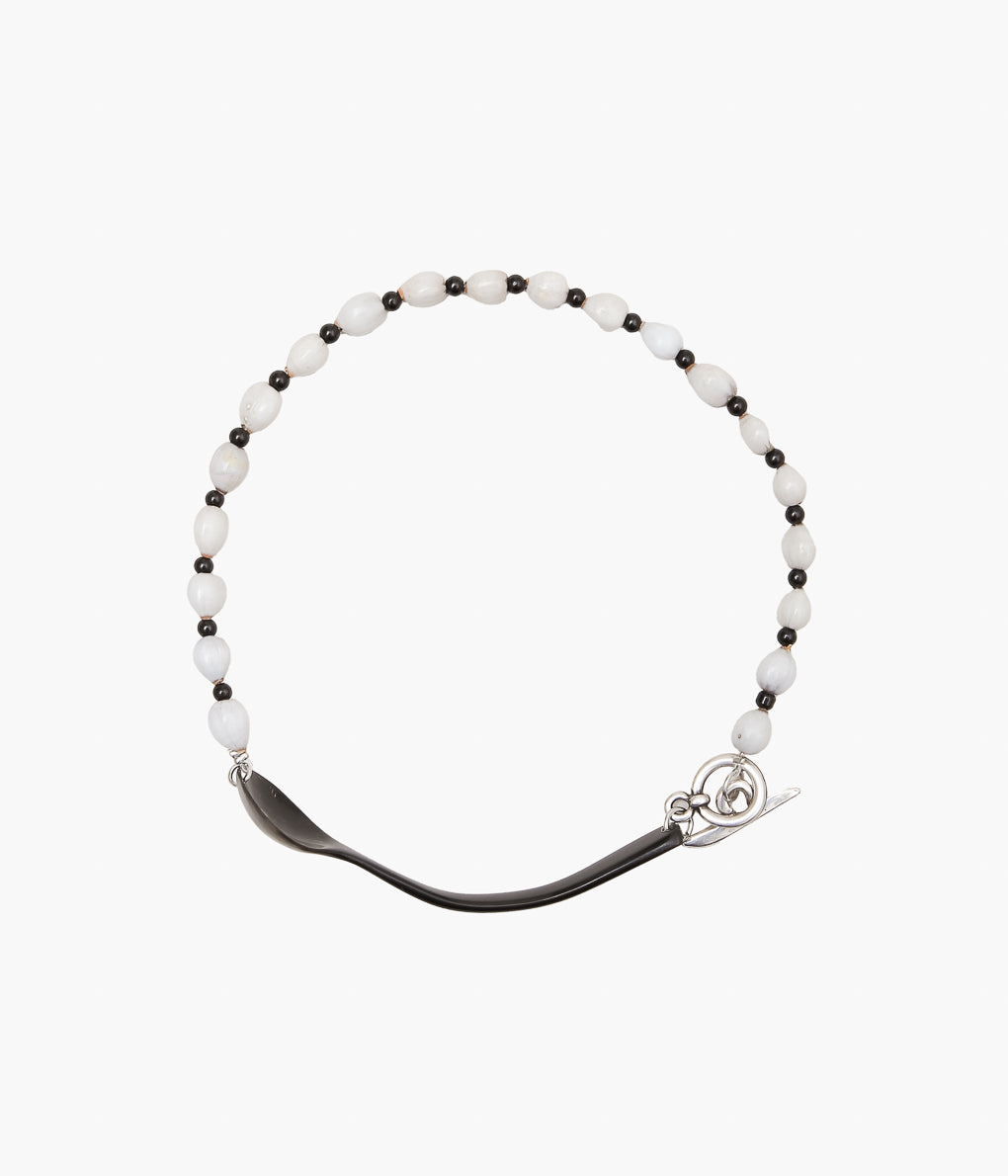 LA CATERINA JEWELRY ''GREY TAPARNI NECKLACE'' (WHITE ③)