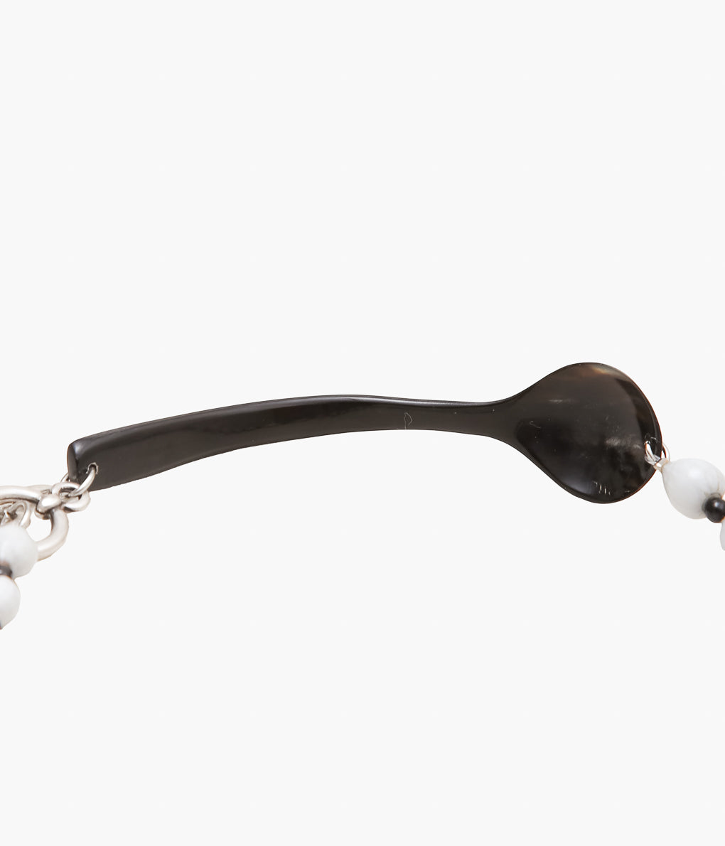 LA CATERINA JEWELRY ''GREY TAPARNI NECKLACE'' (WHITE ③)