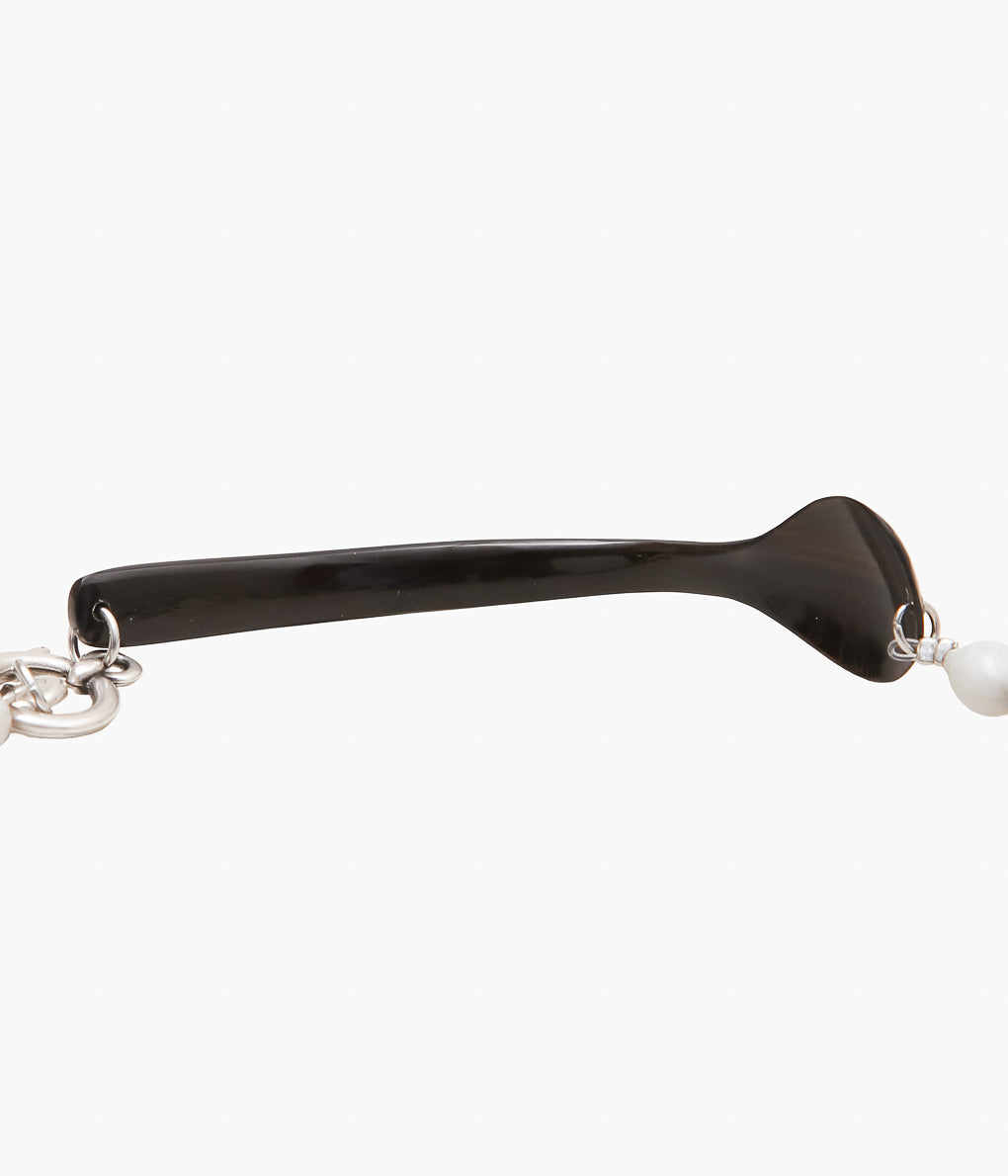 LA CATERINA JEWELRY ''GREY TAPARNI NECKLACE'' (WHITE ②)