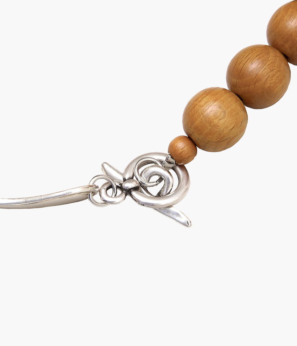 LA CATERINA JEWELRY ''SAVONE NECKLACE'' (BEIGE WOOD)