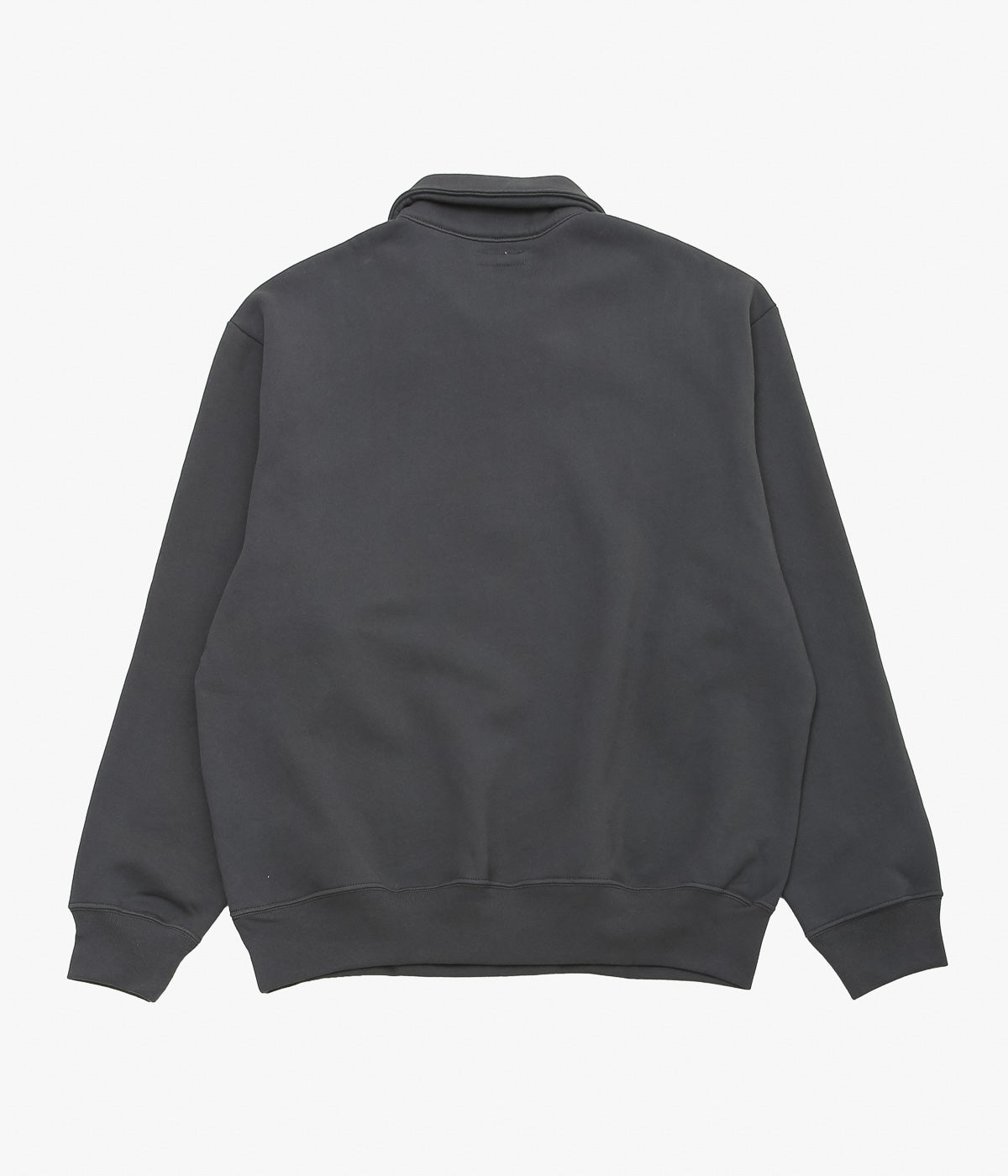 LADY WHITE CO. ''COTTON WOOL QUARTER ZIP SWEATSHIRT'' (FADED BLACK)