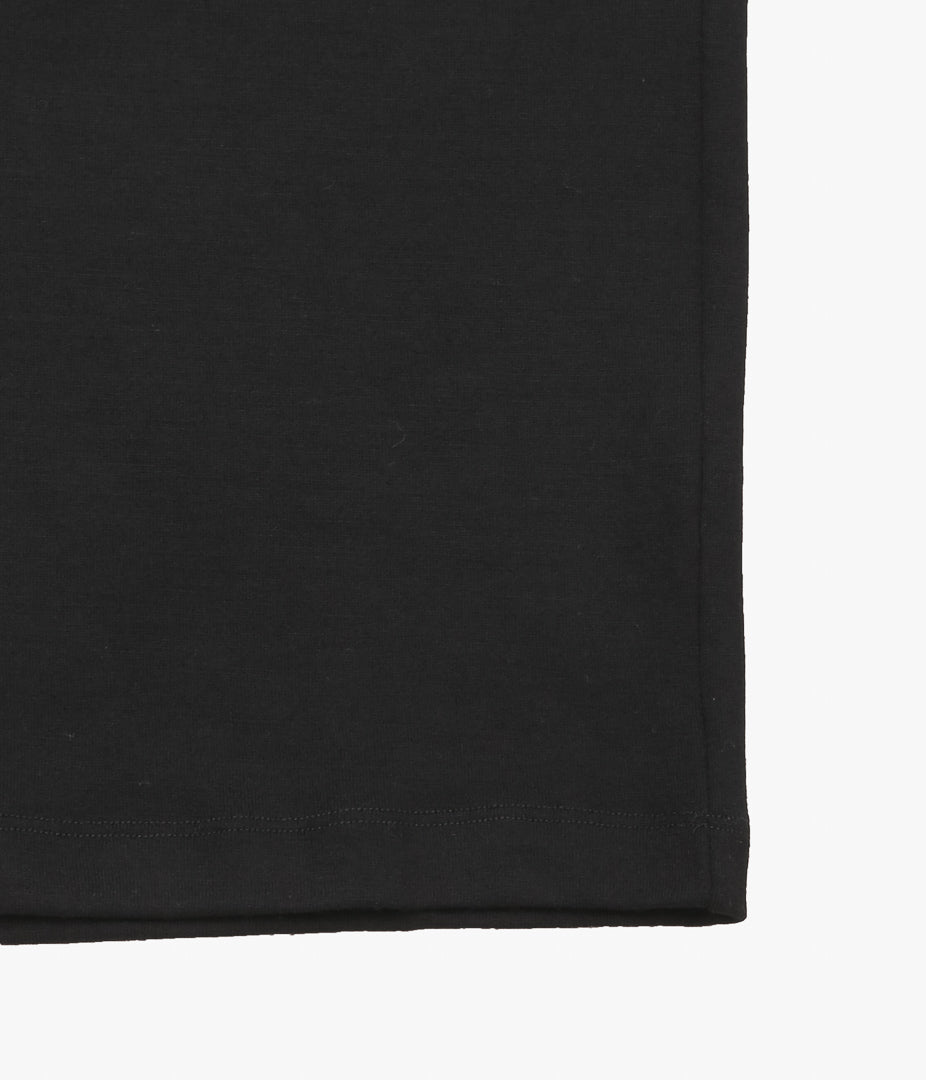 LADY WHITE ''SUMMER WOOL POLO'' (BLACK)