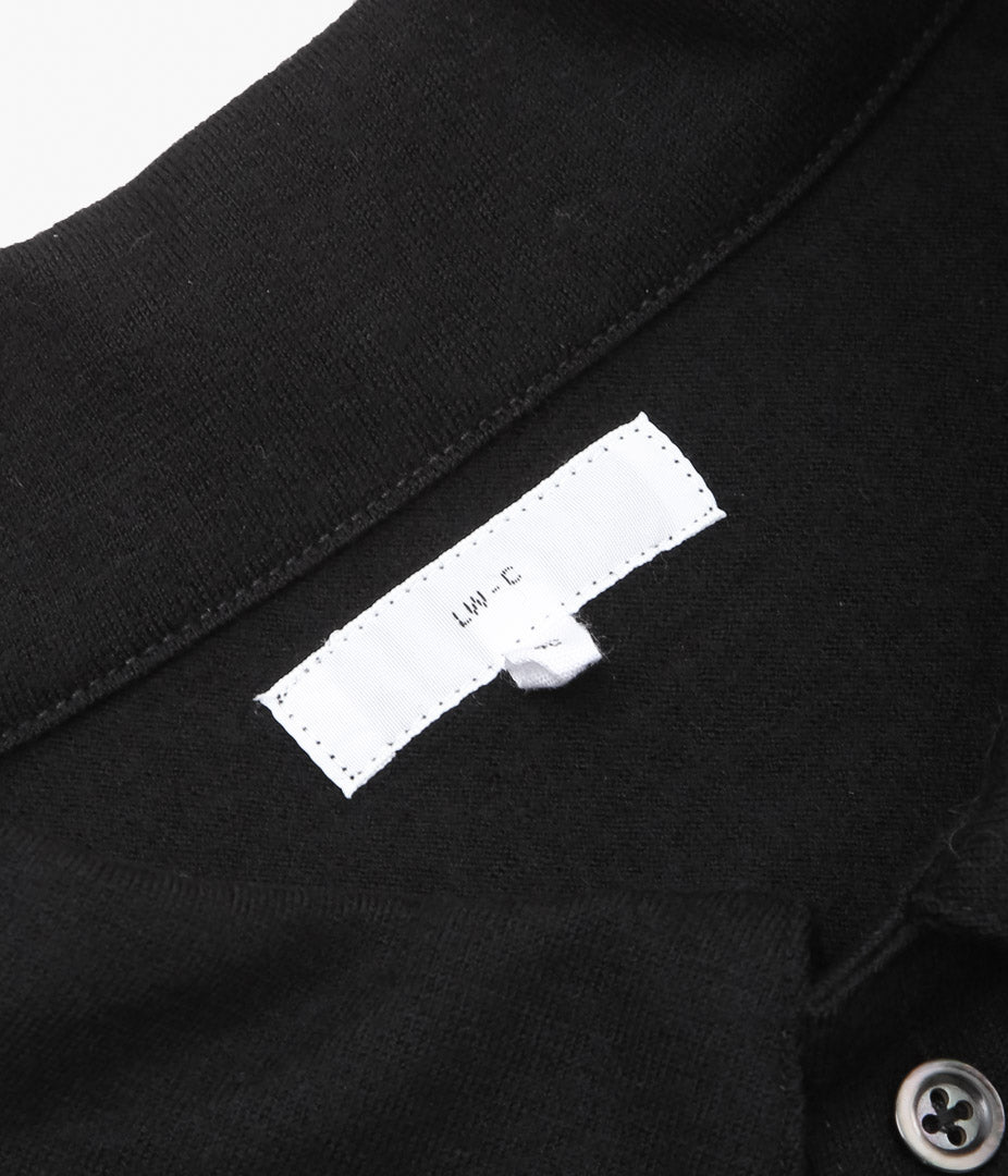 LADY WHITE ''SUMMER WOOL POLO'' (BLACK)