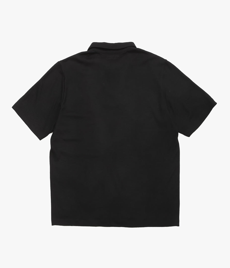 LADY WHITE ''SUMMER WOOL POLO'' (BLACK)