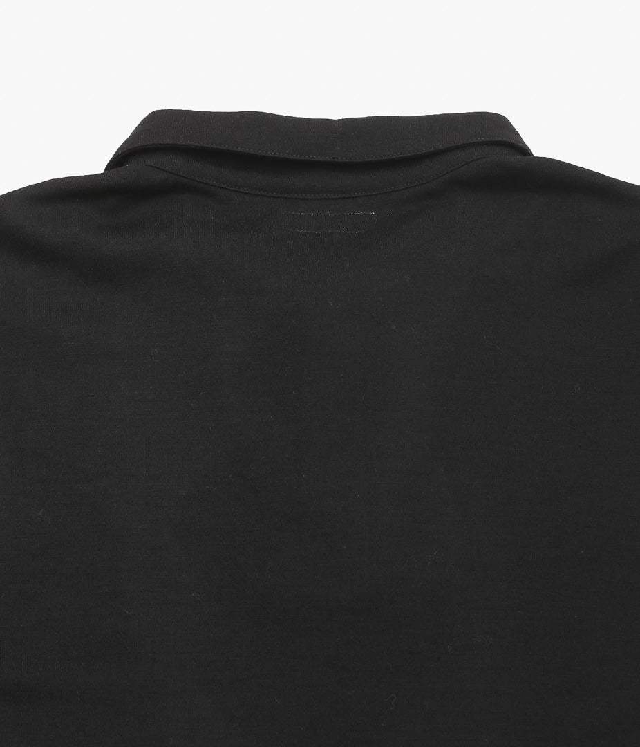 LADY WHITE ''SUMMER WOOL POLO'' (BLACK)
