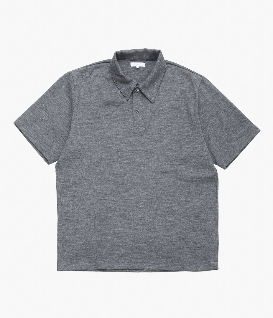 LADY WHITE ''SUMMER WOOL POLO'' (GREY)