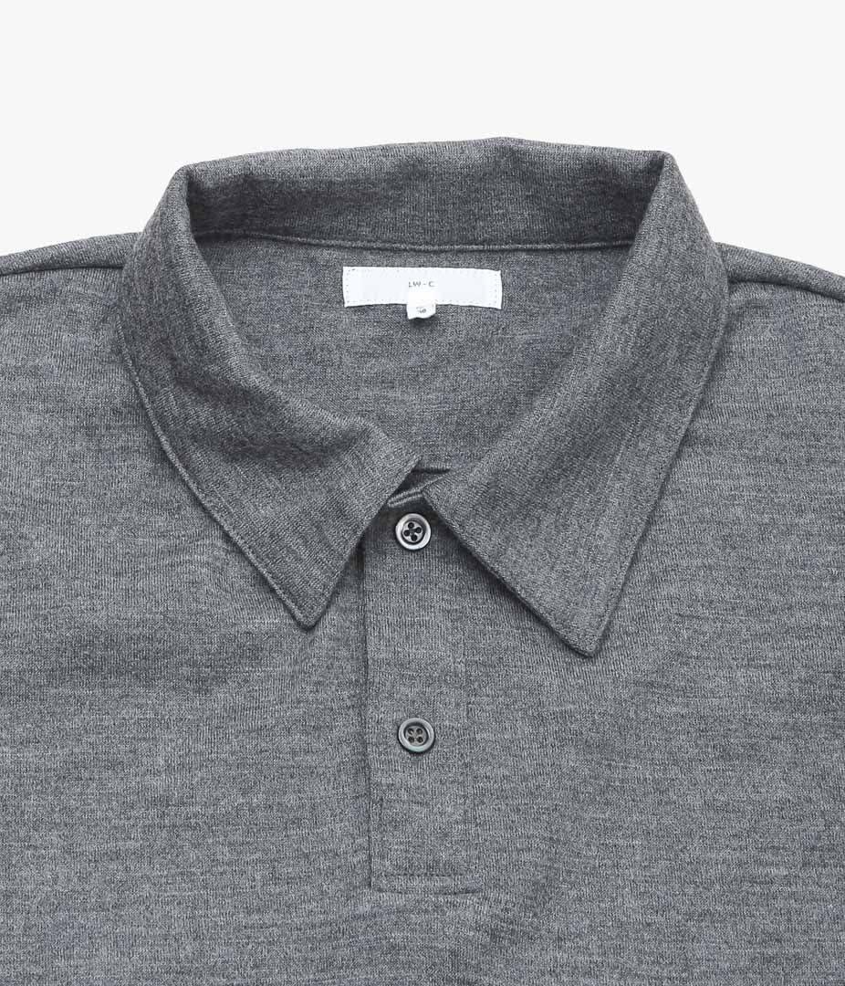 LADY WHITE ''SUMMER WOOL POLO'' (GREY)