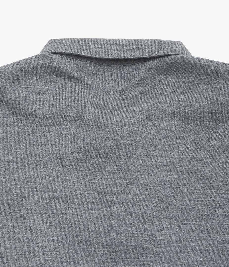 LADY WHITE ''SUMMER WOOL POLO'' (GREY)