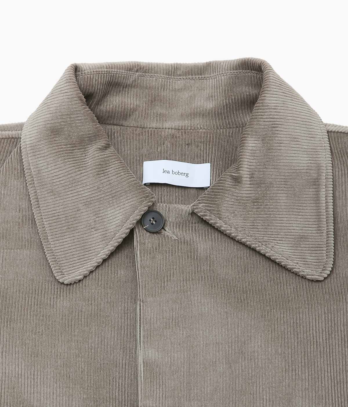 LEA BOBERG ''CHORE JACKET (JP ORGANIC COTTON 8.5 WALE CORDUROY)'' (TAUPE)