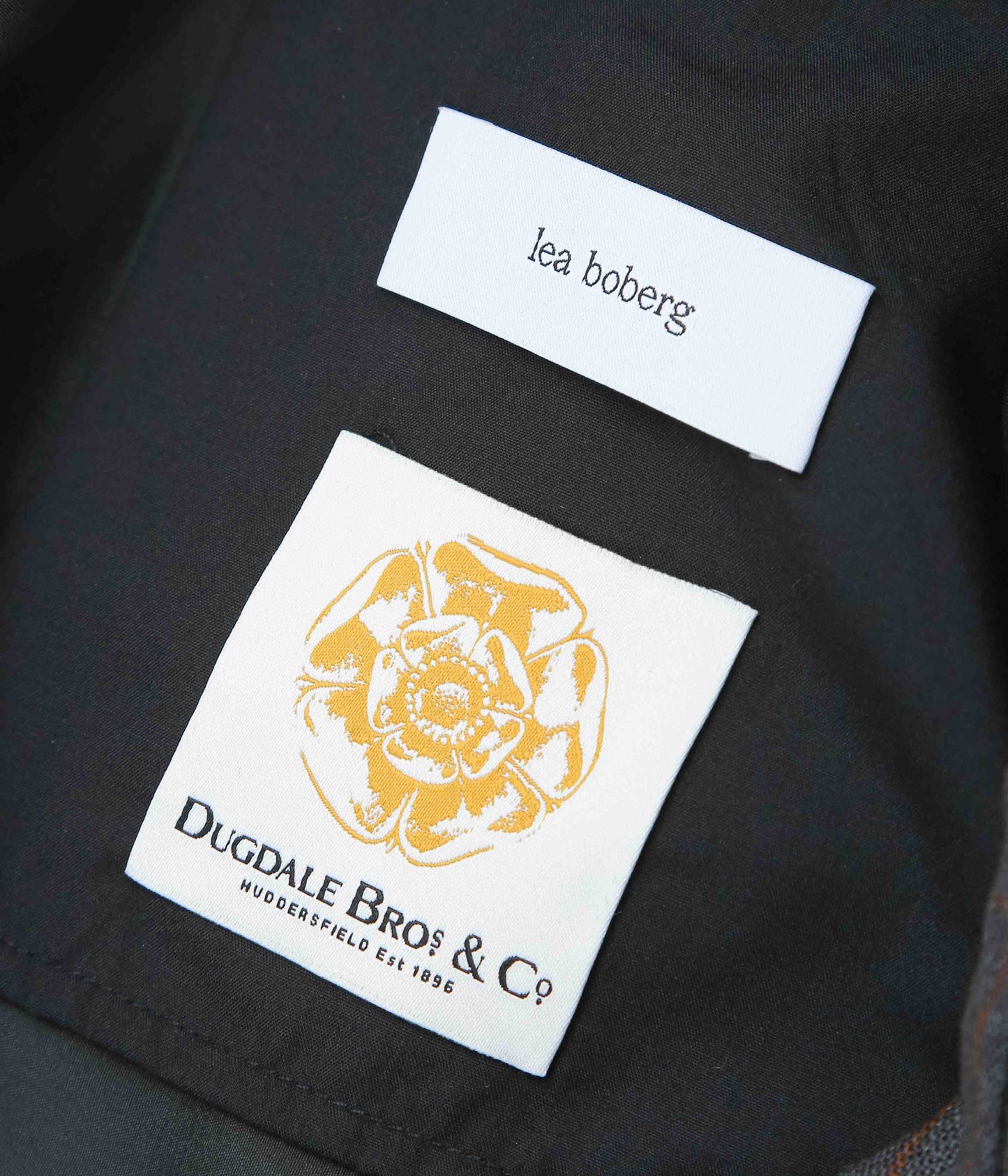 LEA BOBERG ''D.D.P. TROUSERS|DUGDALE TROPICAL BREEZE'' (MID GREY)