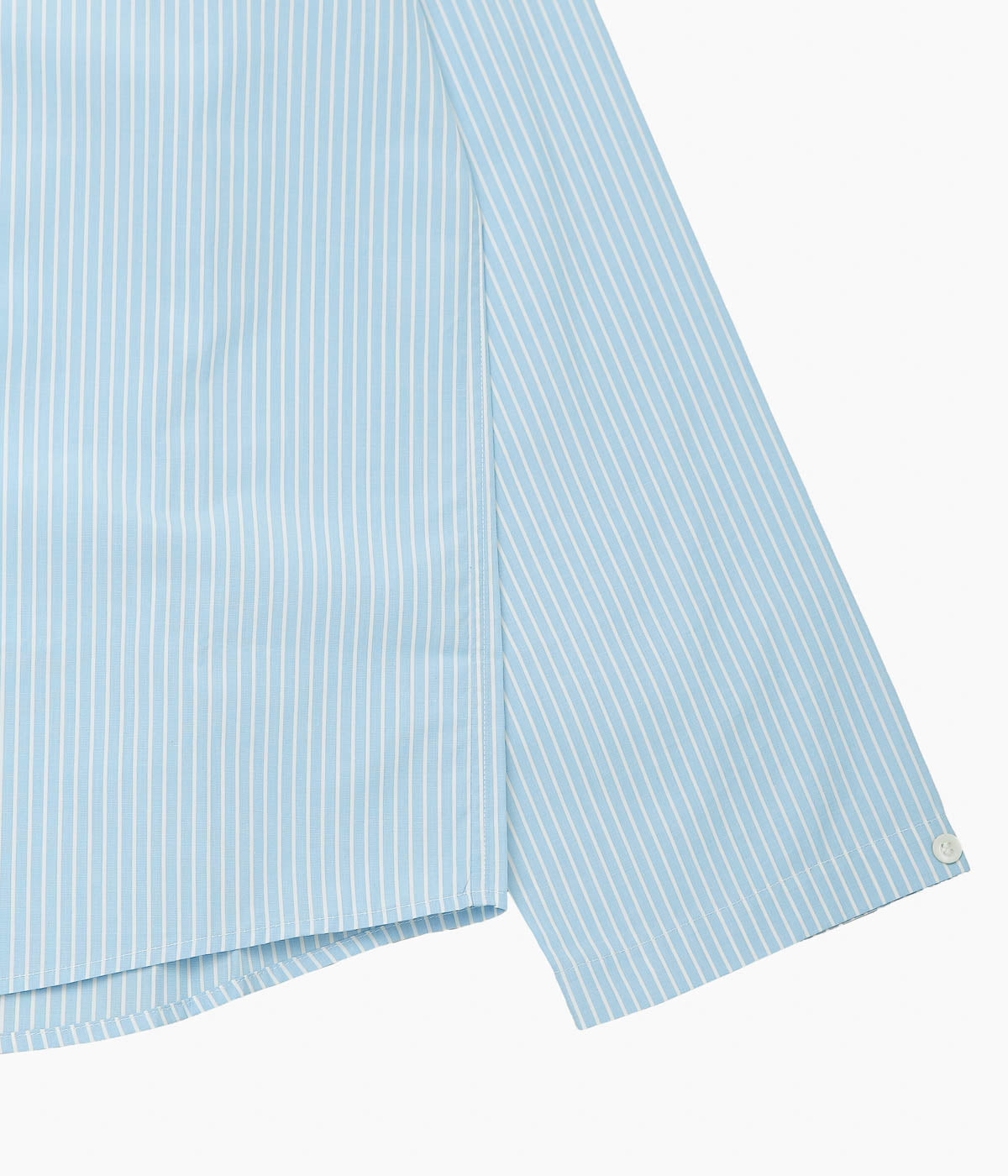 LEA BOBERG ''SC SHIRT (JAPANESE COTTON POPLIN)'' (CANDY STRIPE BLUE)