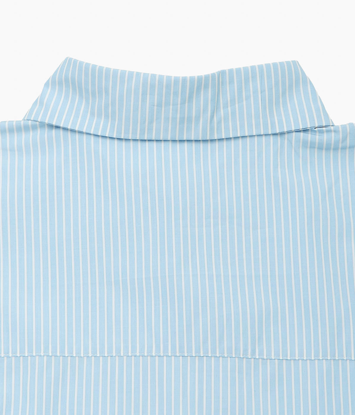 LEA BOBERG ''SC SHIRT (JAPANESE COTTON POPLIN)'' (CANDY STRIPE BLUE)
