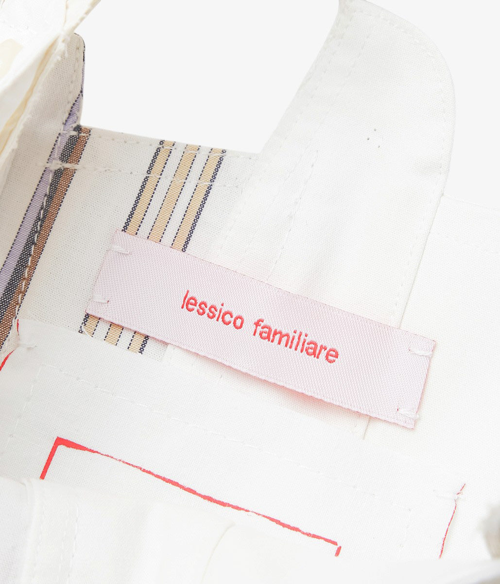 LESSICO FAMILIARE ''COLLARS BAG'' (BEIGE BROWN TONE /2)