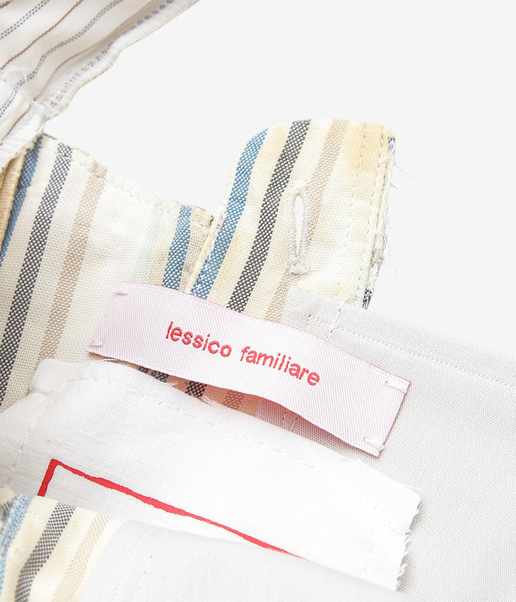 LESSICO FAMILIARE ''COLLARS BAG'' (BEIGE BROWN TONE /3)