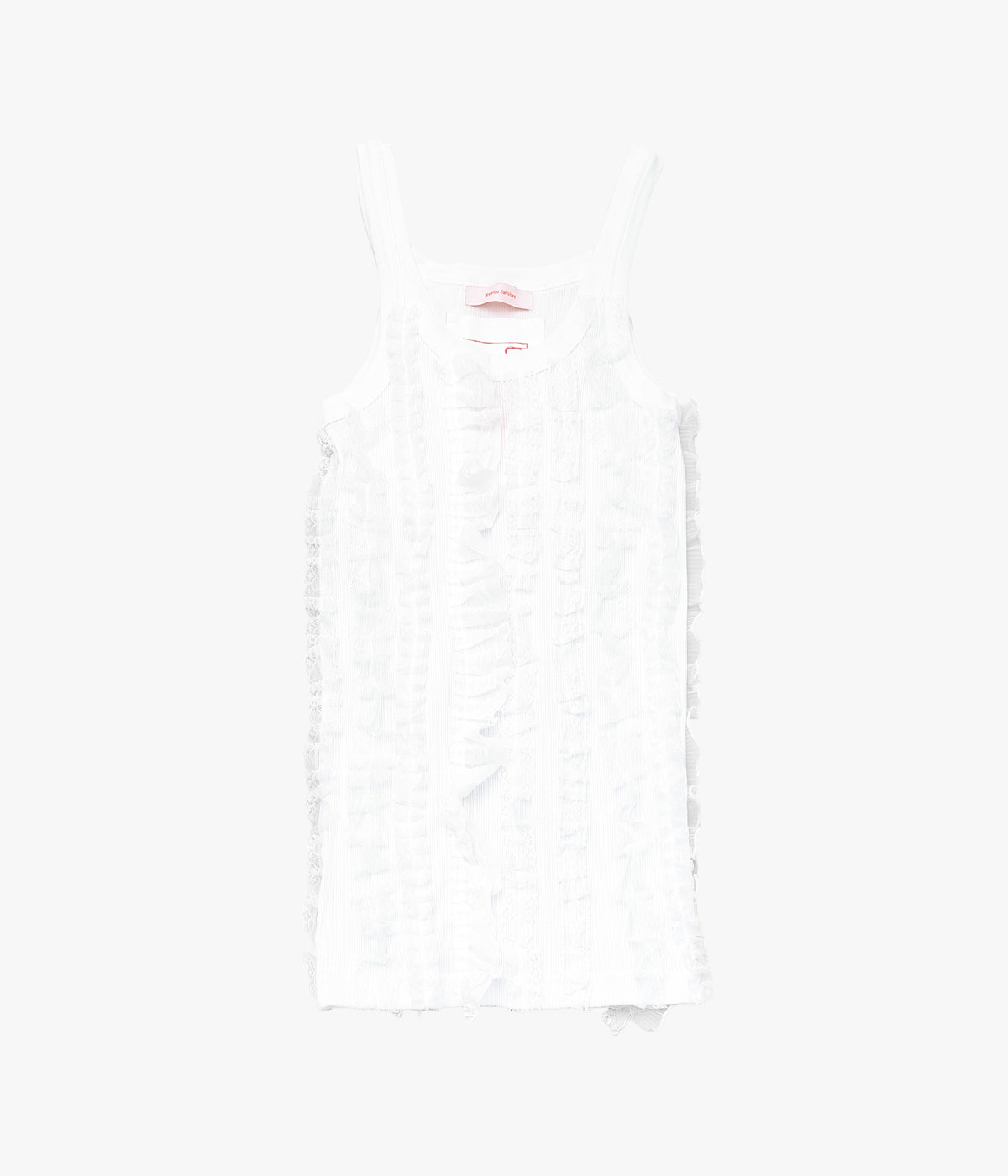 lessico familiare ラッフルタンク LESSICO FAMILIARE ''RUFFLE TANK'' (WHITE) – THE STORE BY MAIDENS