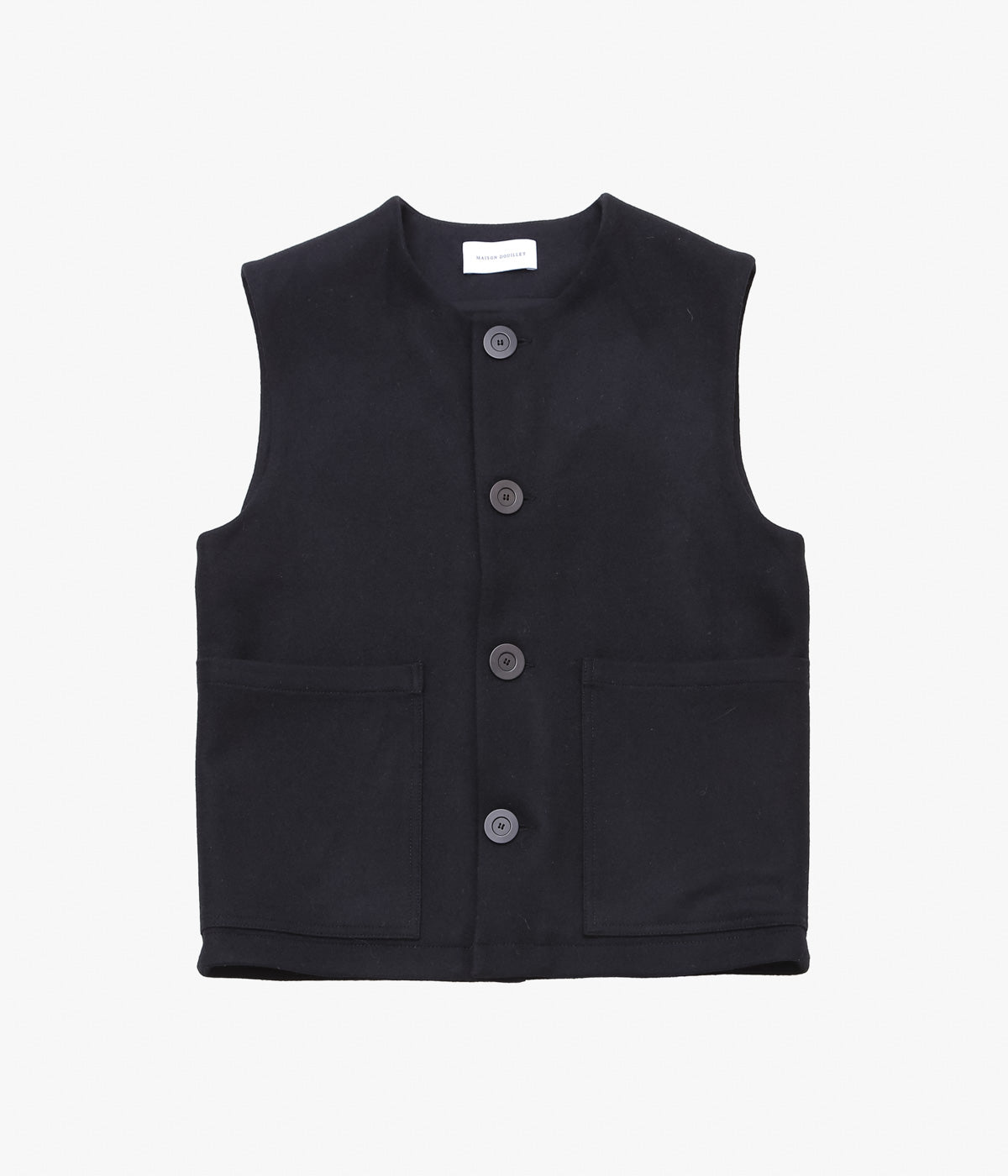 MAISON DOUILLET ベスト MAISON DOUILLET ''ALP VEST'' (BLACK) – THE STORE BY MAIDENS
